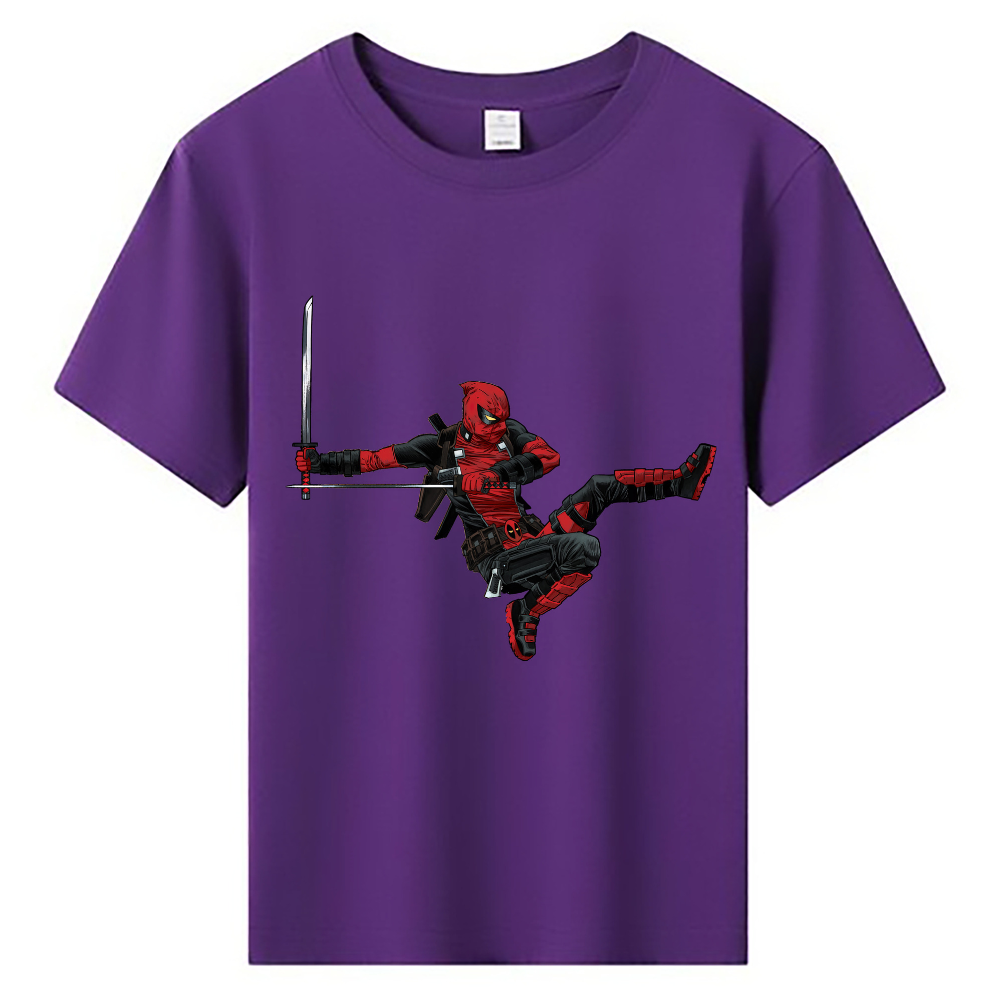 （画像用） Deadpool デッドプール 綿100％キッズTシャツ（フロントプリント）