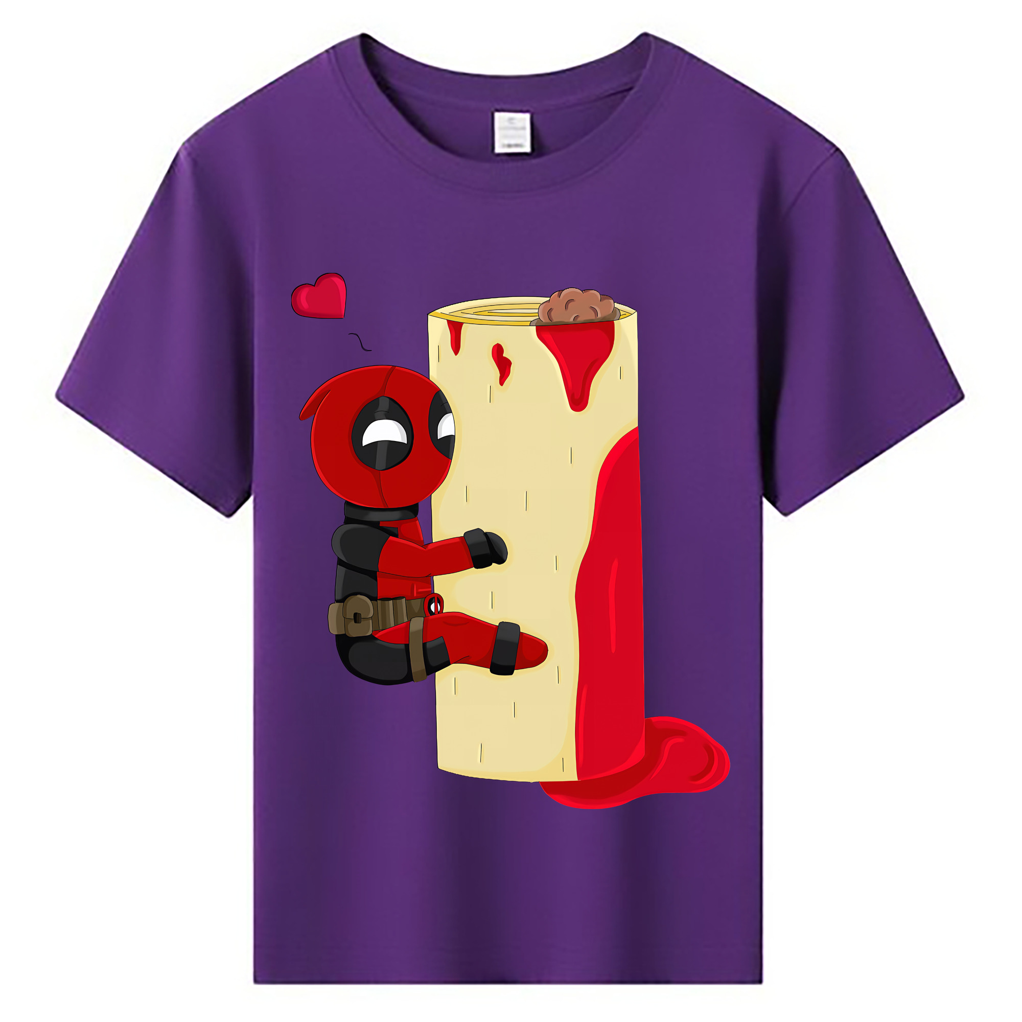 （画像用） Deadpool デッドプール 綿100％キッズTシャツ（フロントプリント）