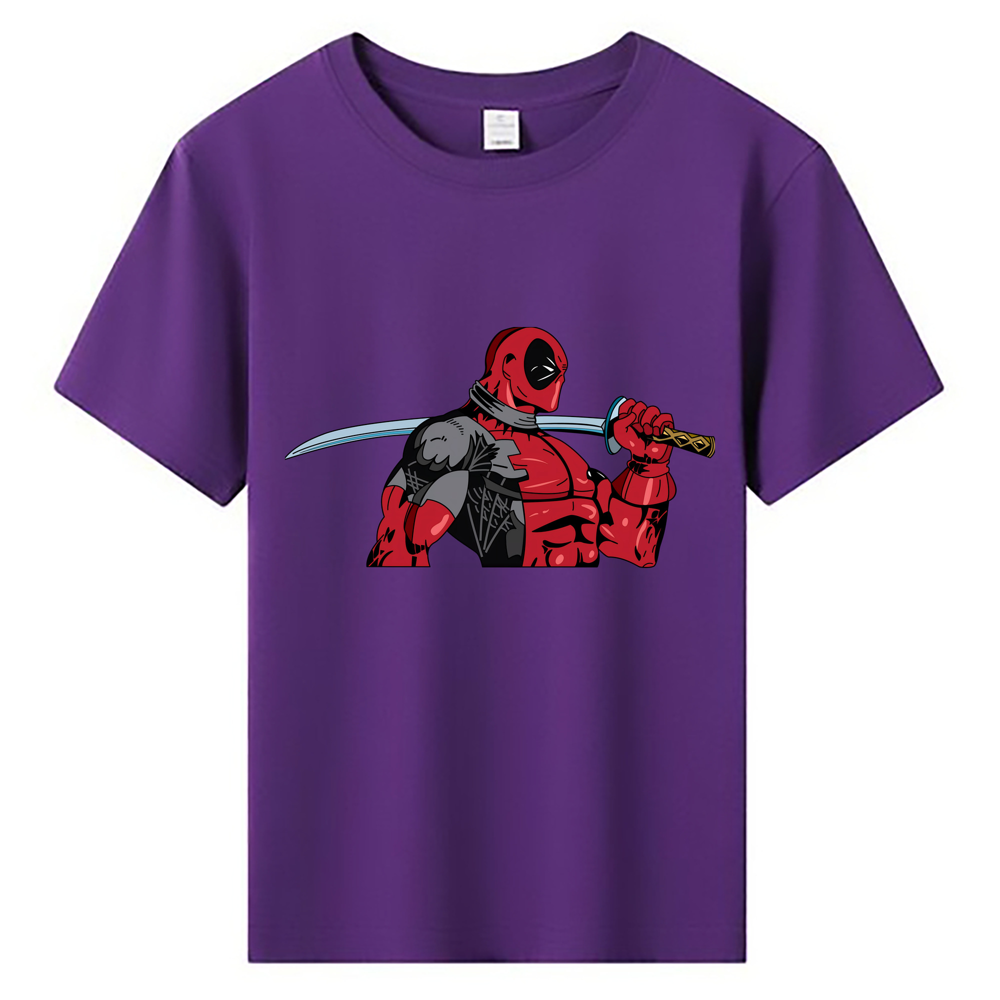 （画像用） Deadpool デッドプール 綿100％キッズTシャツ（フロントプリント）