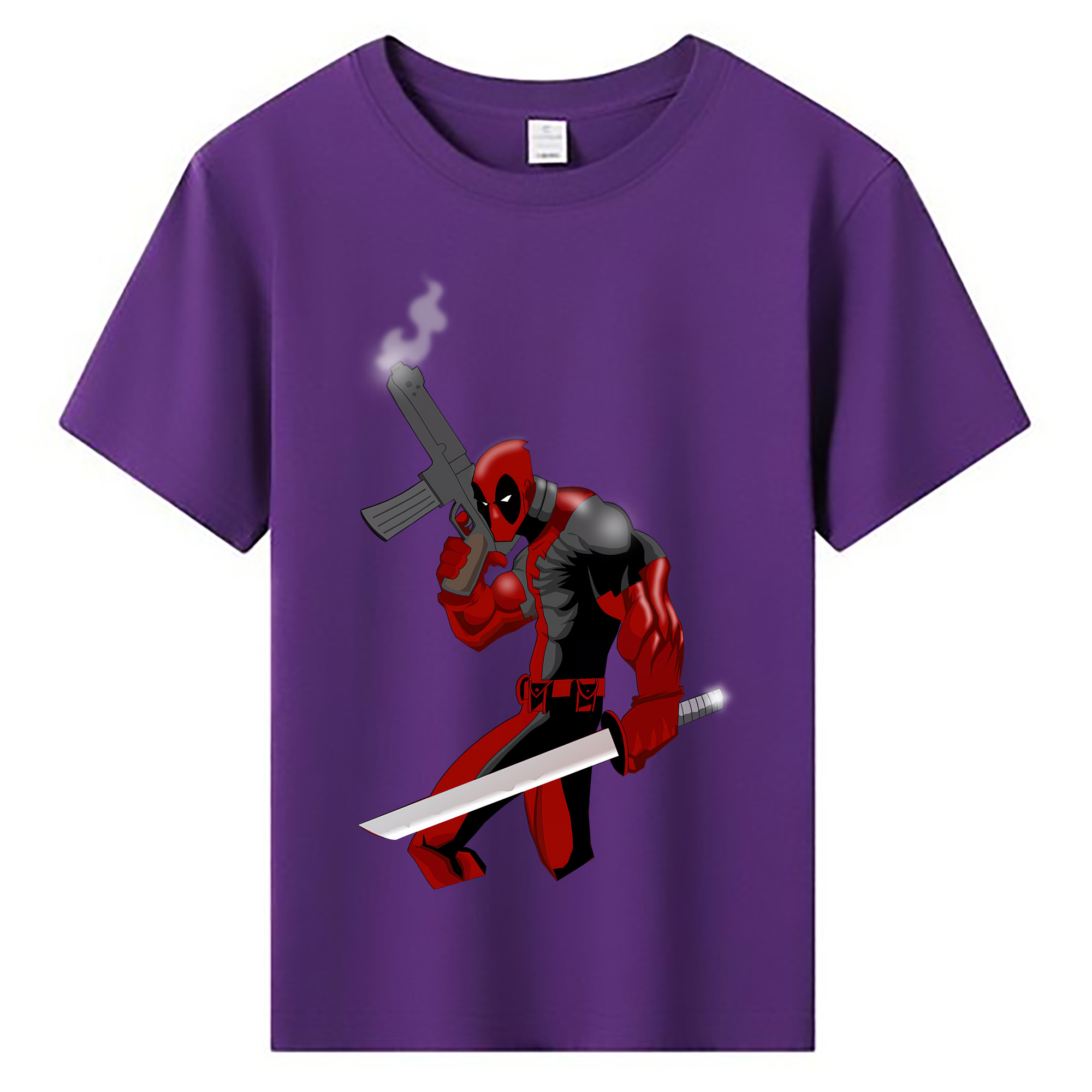 （画像用） Deadpool デッドプール 綿100％キッズTシャツ（フロントプリント）