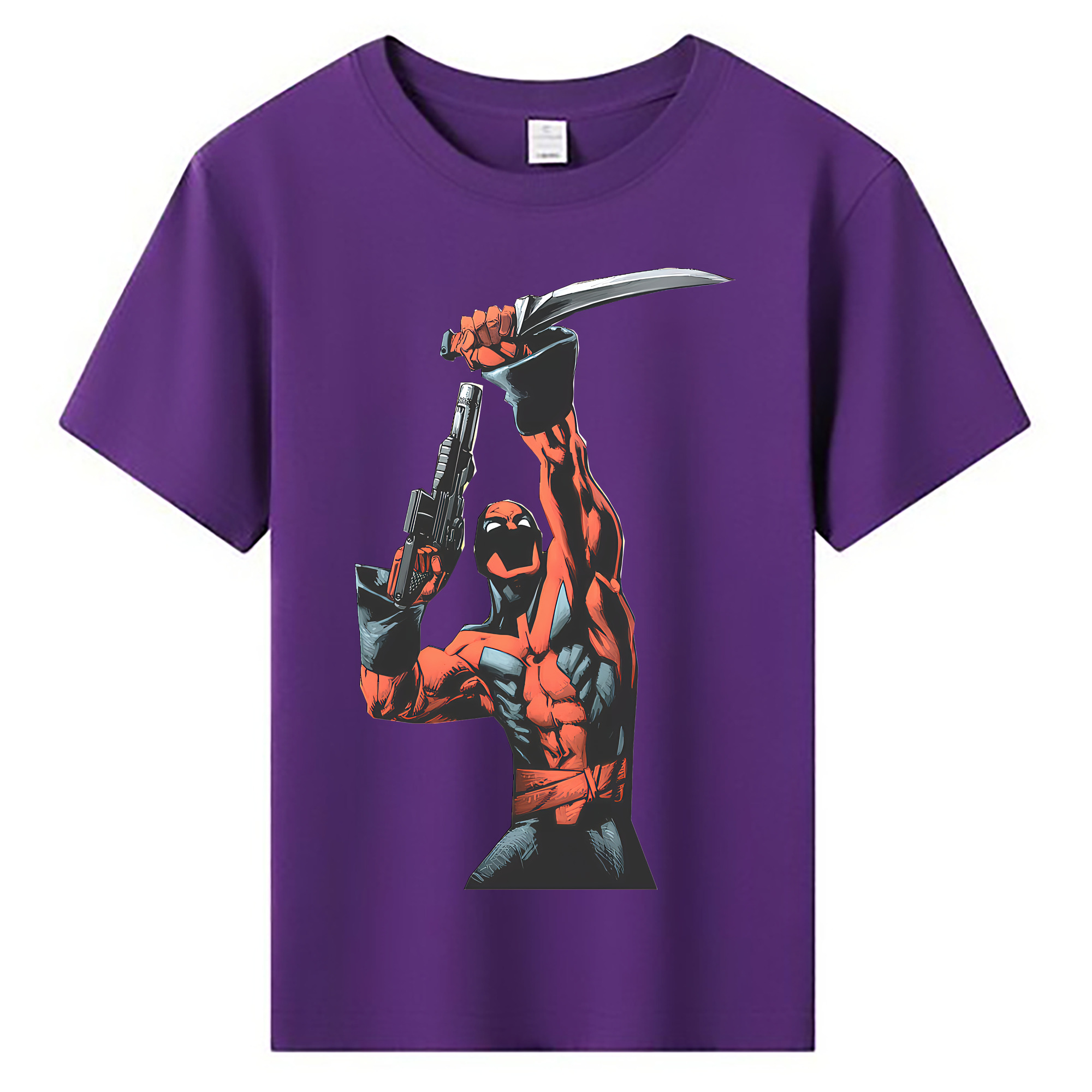 （画像用） Deadpool デッドプール 綿100％キッズTシャツ（フロントプリント）