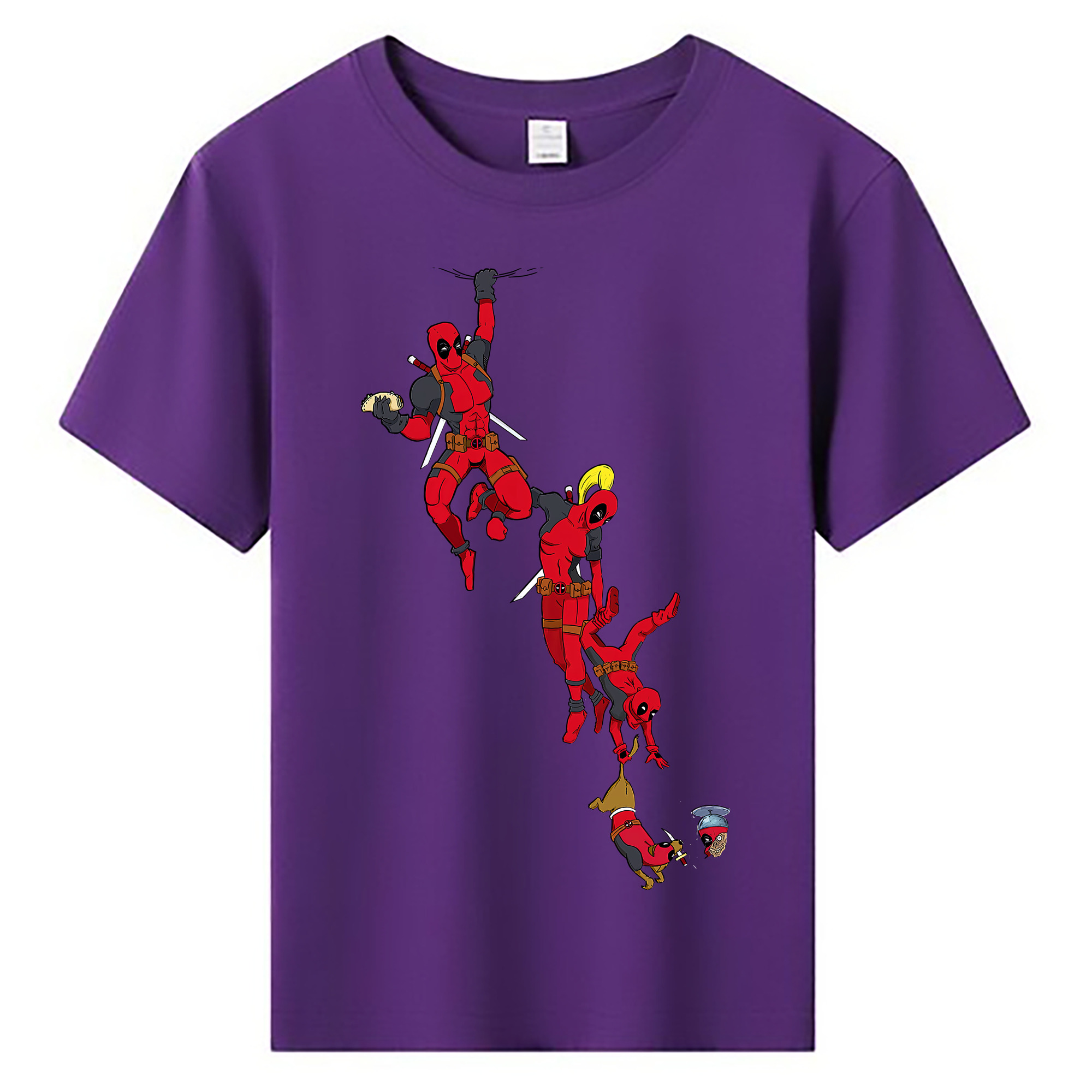 （画像用） Deadpool デッドプール 綿100％キッズTシャツ（フロントプリント）