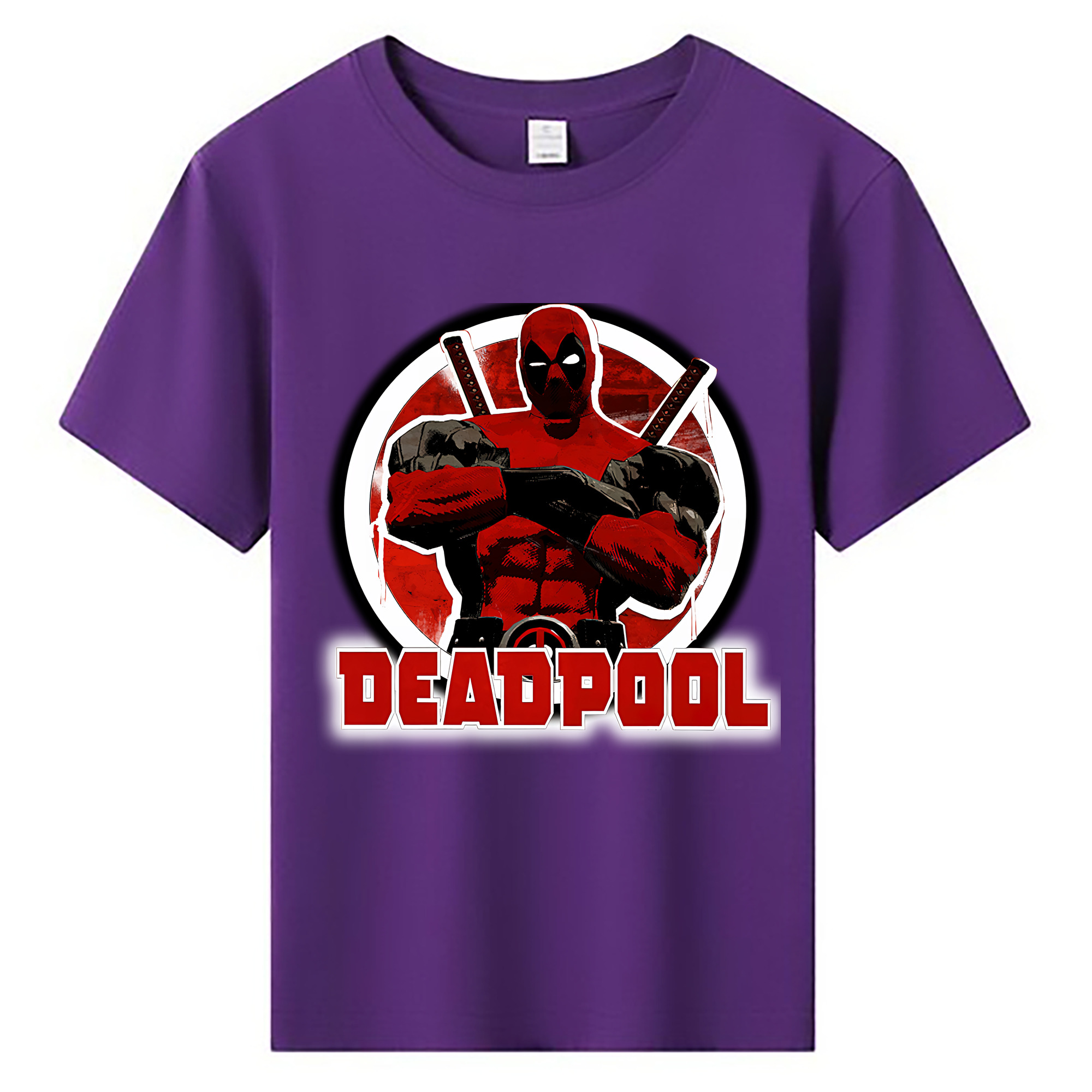 （画像用） Deadpool デッドプール 綿100％キッズTシャツ（フロントプリント）