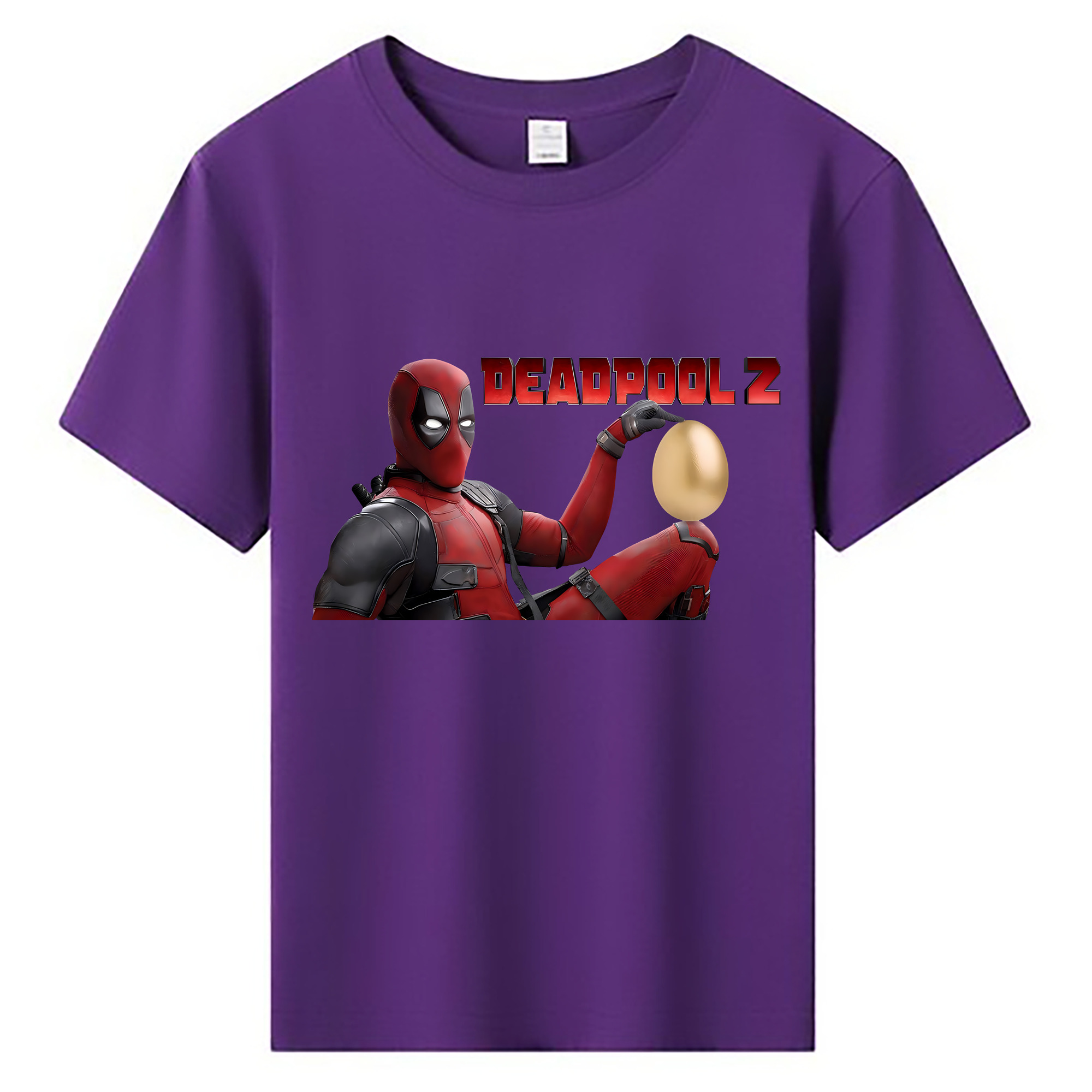 （画像用） Deadpool デッドプール 綿100％キッズTシャツ（フロントプリント）