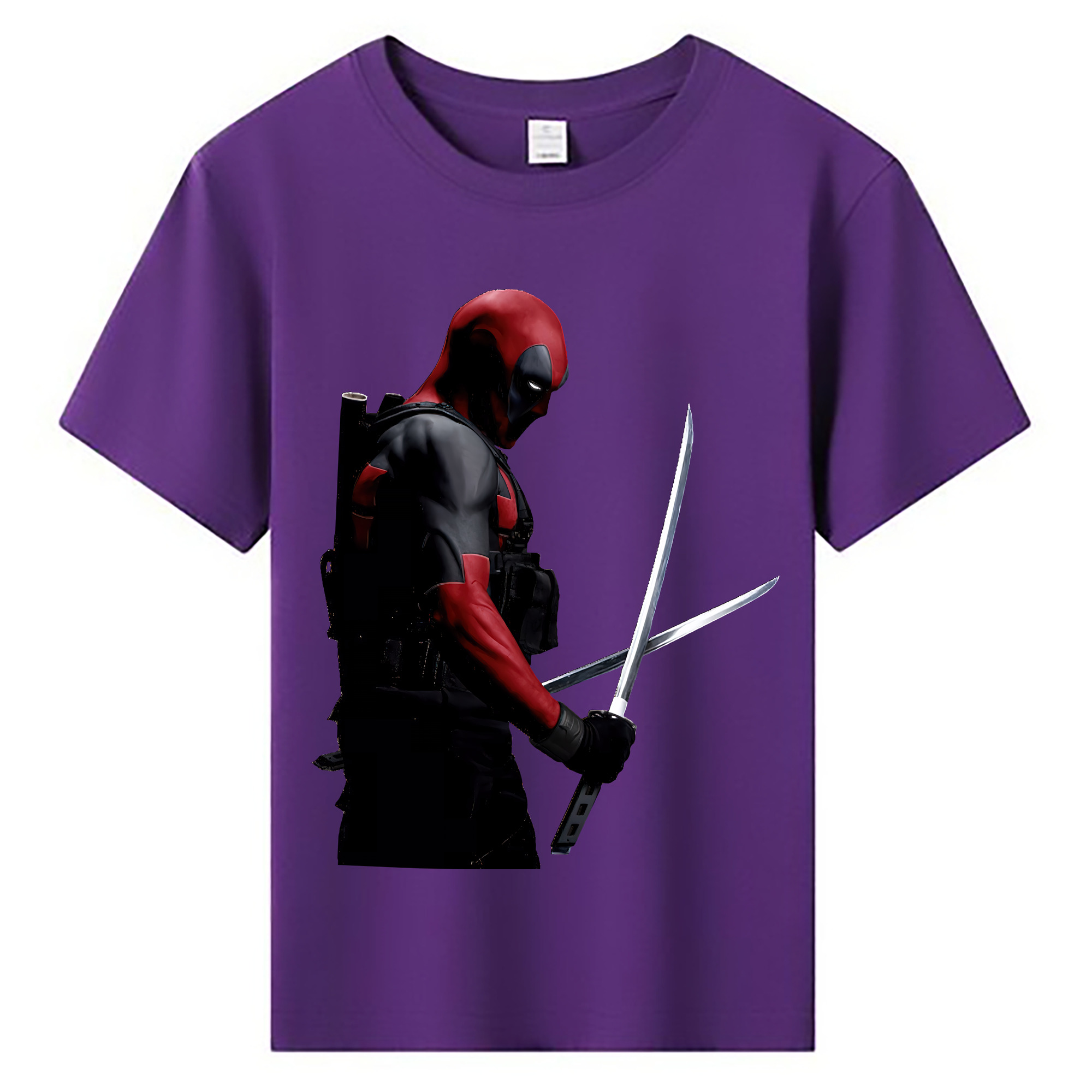 （画像用） Deadpool デッドプール 綿100％キッズTシャツ（フロントプリント）