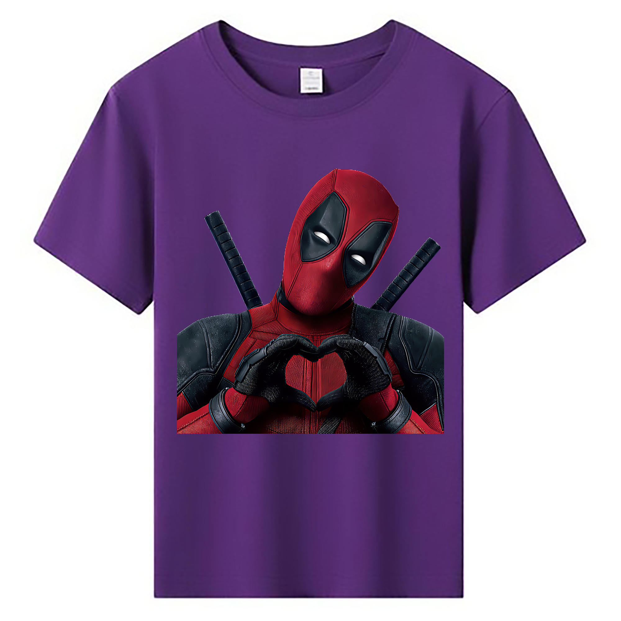 （画像用） Deadpool デッドプール 綿100％キッズTシャツ（フロントプリント）
