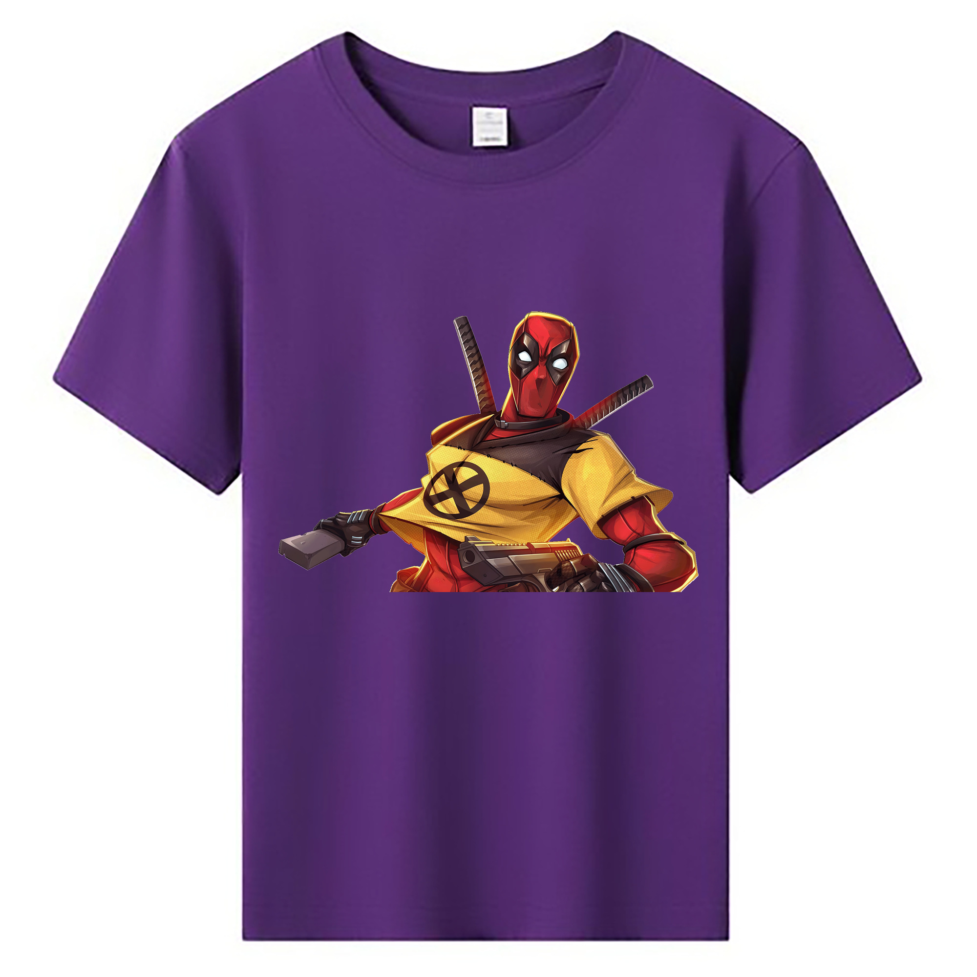 （画像用） Deadpool デッドプール 綿100％キッズTシャツ（フロントプリント）
