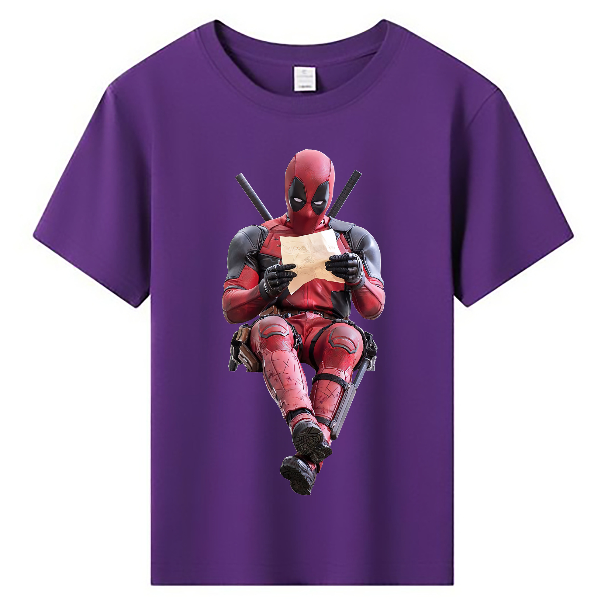 （画像用） Deadpool デッドプール 綿100％キッズTシャツ（フロントプリント）