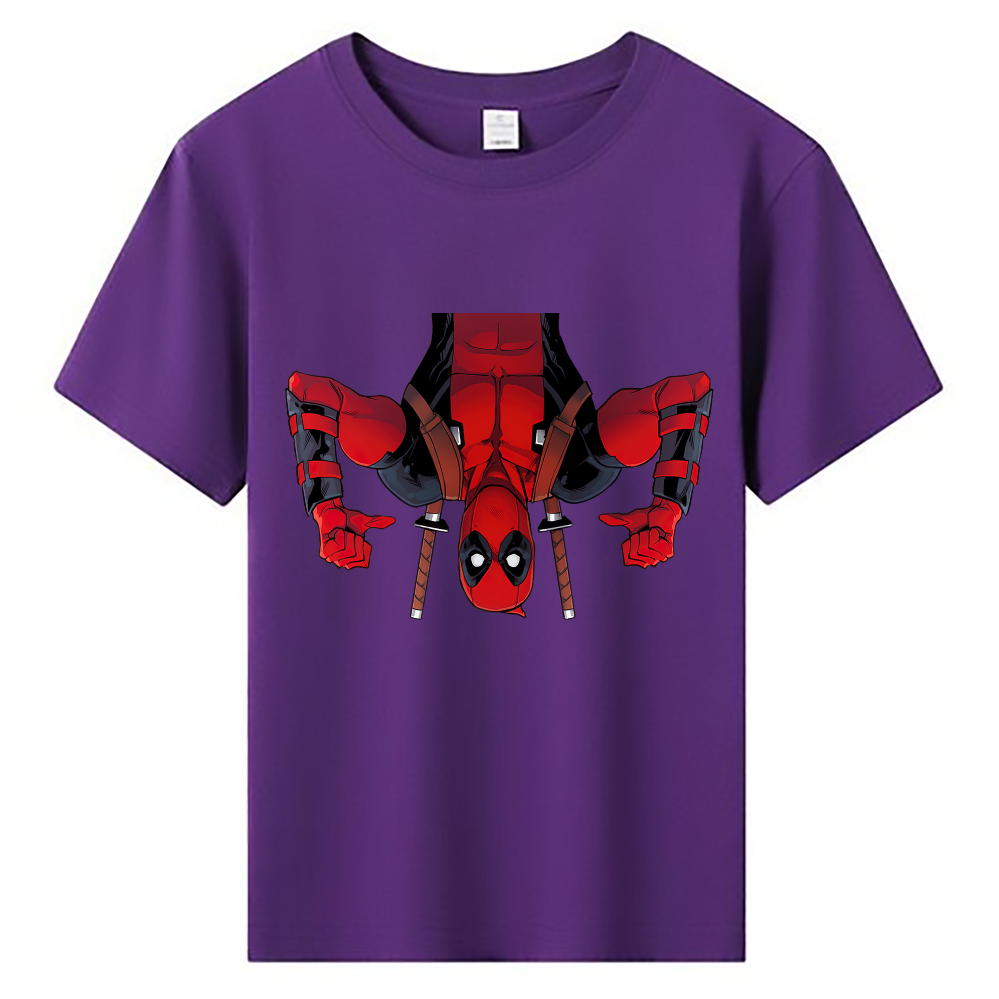 （画像用） Deadpool デッドプール 綿100％キッズTシャツ（フロントプリント）