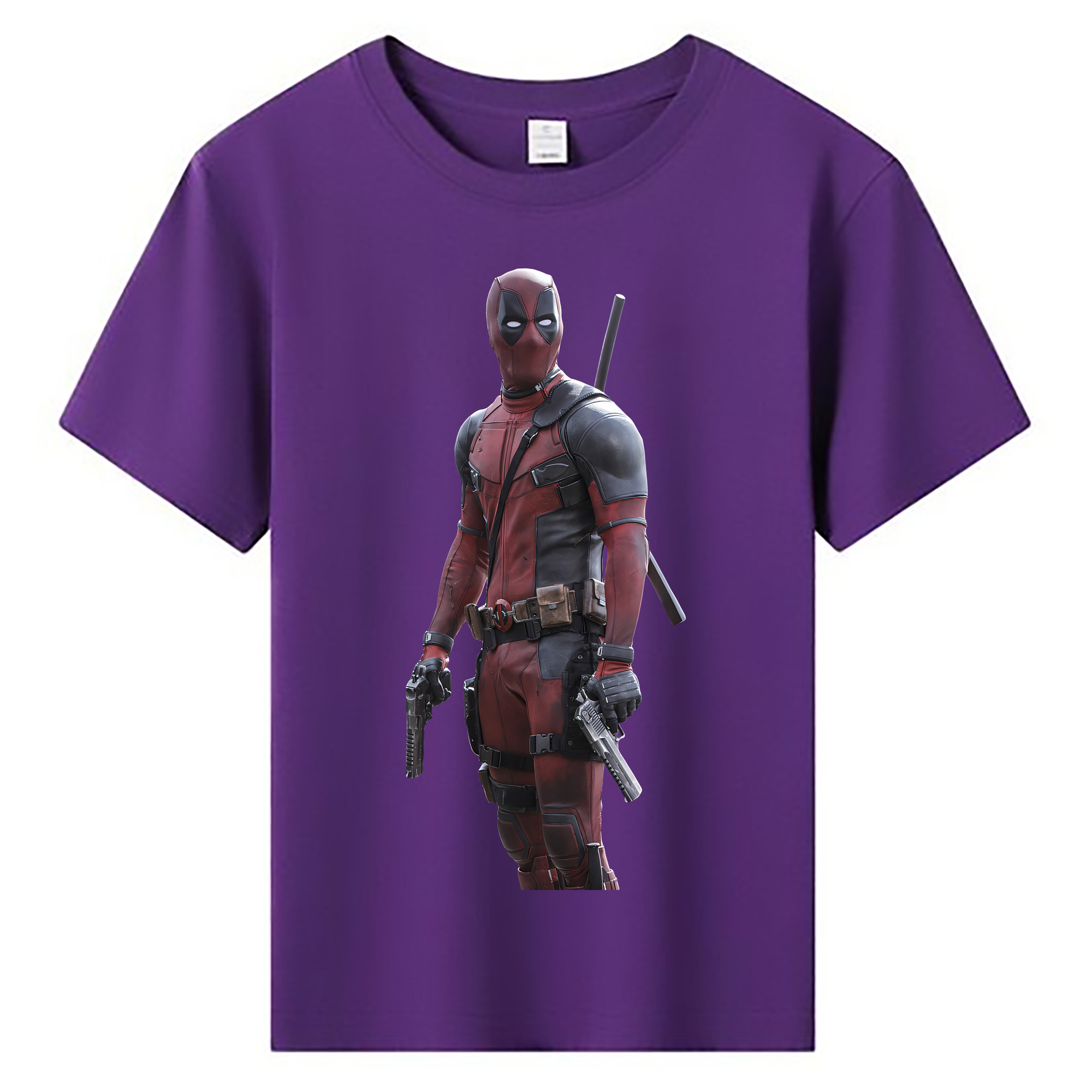 （画像用） Deadpool デッドプール 綿100％キッズTシャツ（フロントプリント）
