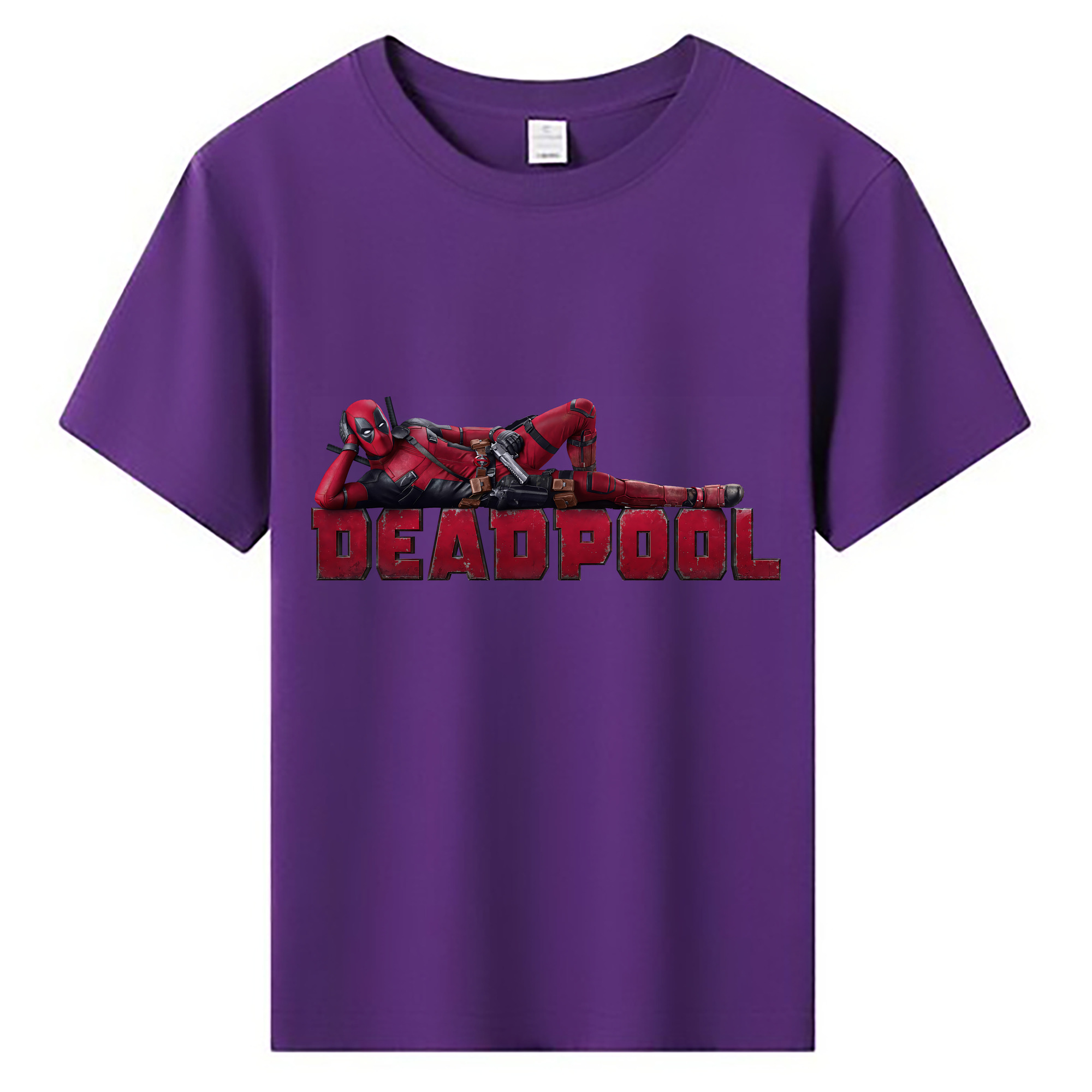 （画像用） Deadpool デッドプール 綿100％キッズTシャツ（フロントプリント）