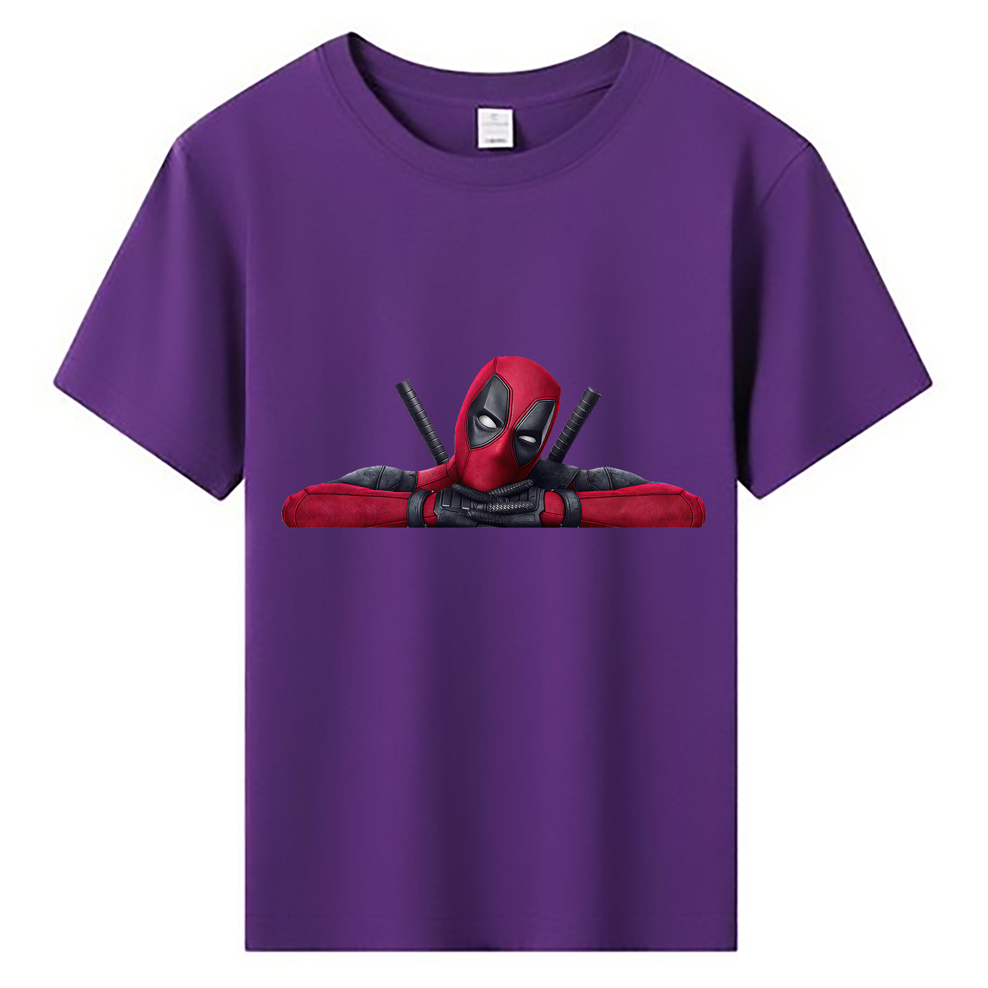 （画像用） Deadpool デッドプール 綿100％キッズTシャツ（フロントプリント）