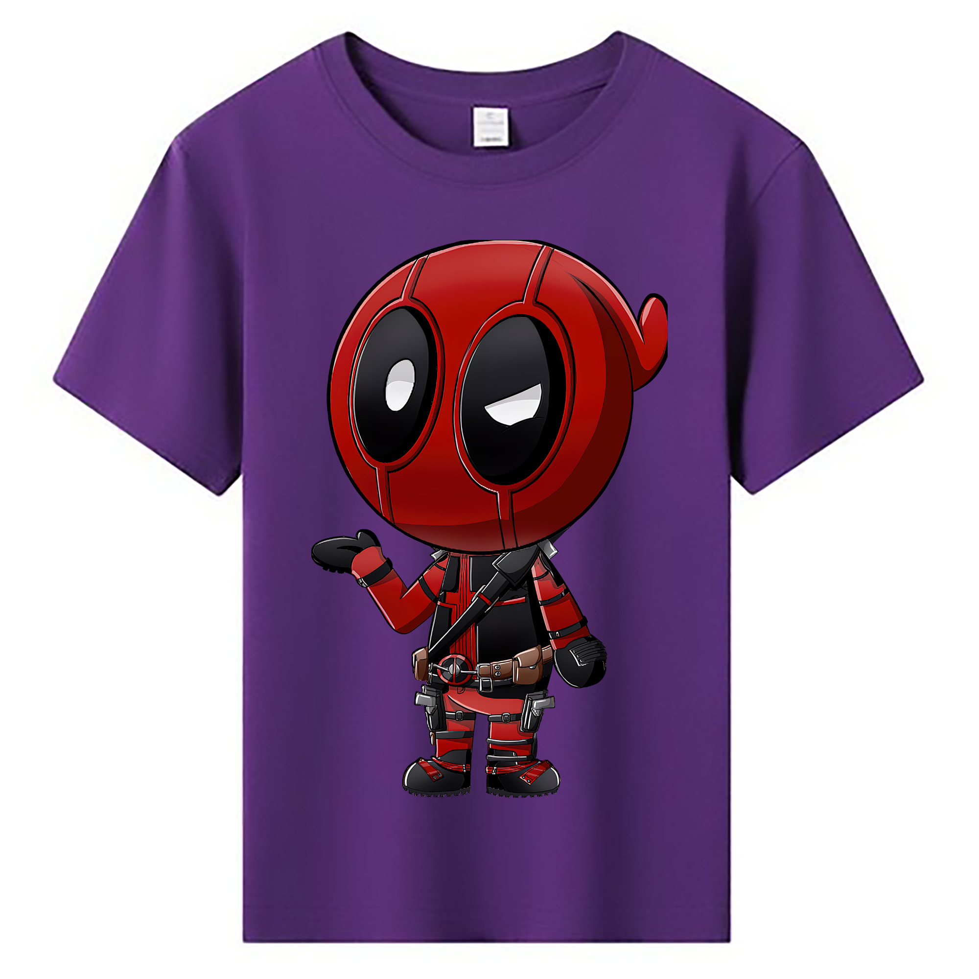 （画像用） Deadpool デッドプール 綿100％キッズTシャツ（フロントプリント）