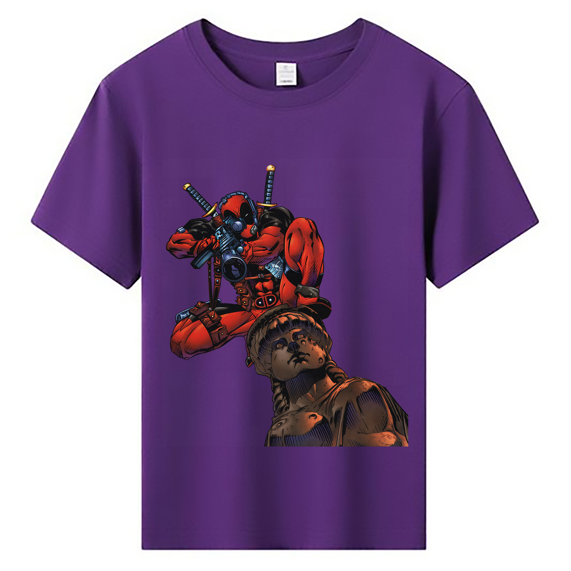 （画像用） Deadpool デッドプール 綿100％キッズTシャツ（フロントプリント）