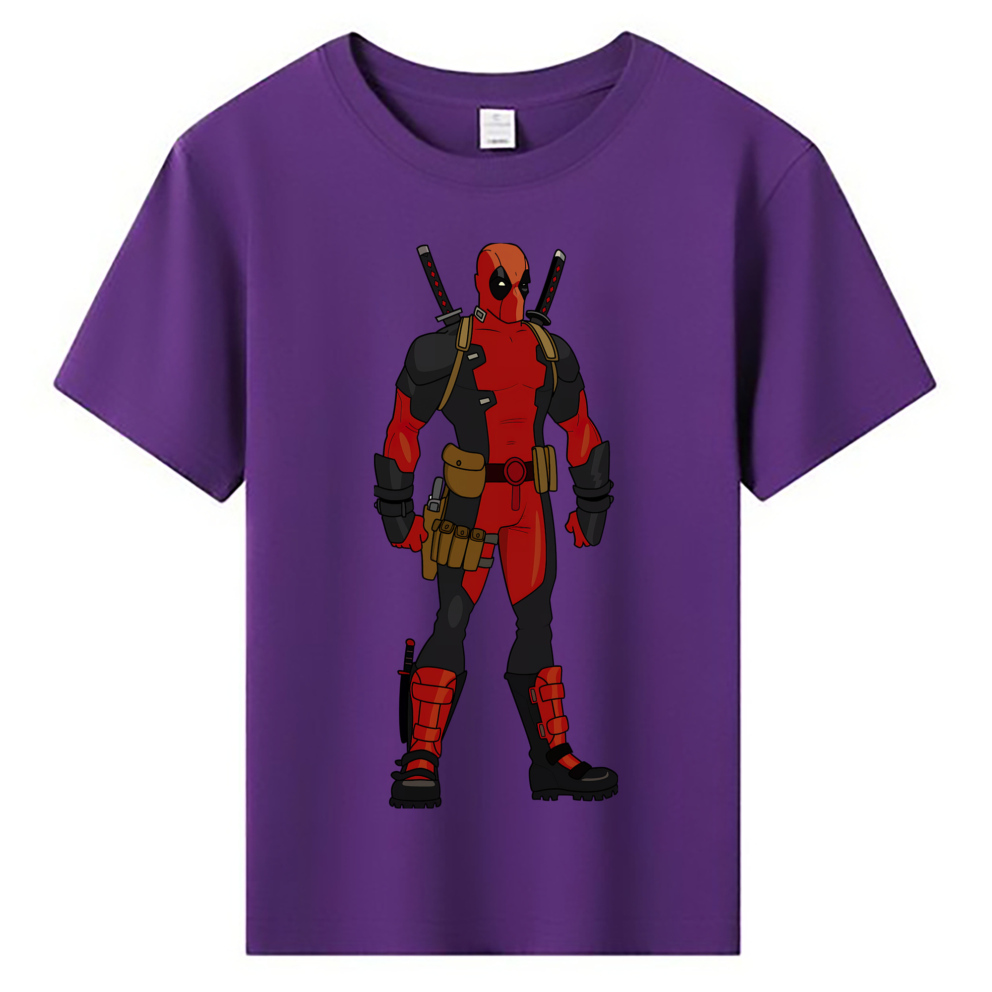 （画像用） Deadpool デッドプール 綿100％キッズTシャツ（フロントプリント）
