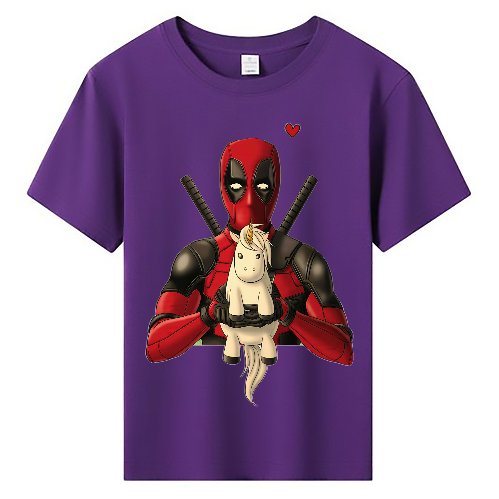 （画像用） Deadpool デッドプール 綿100％キッズTシャツ（フロントプリント）