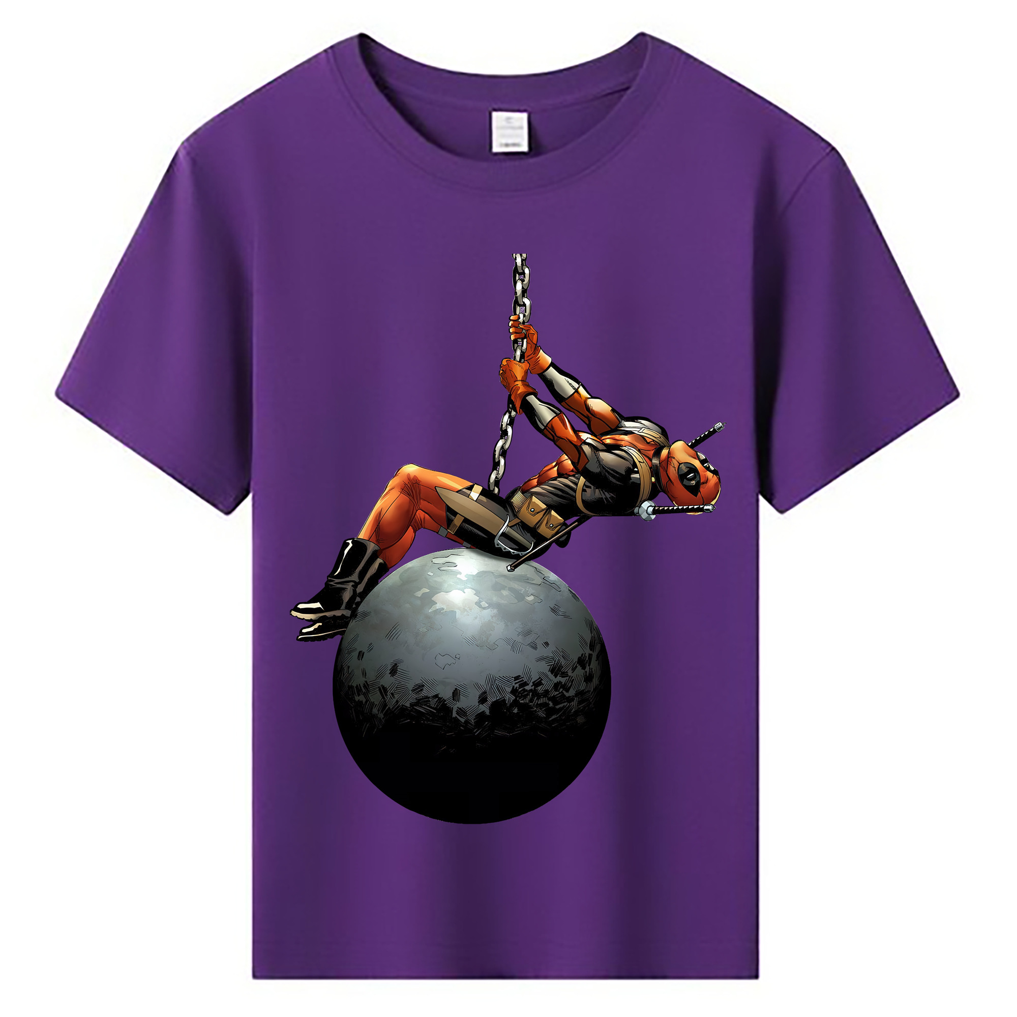 （画像用） Deadpool デッドプール 綿100％キッズTシャツ（フロントプリント）