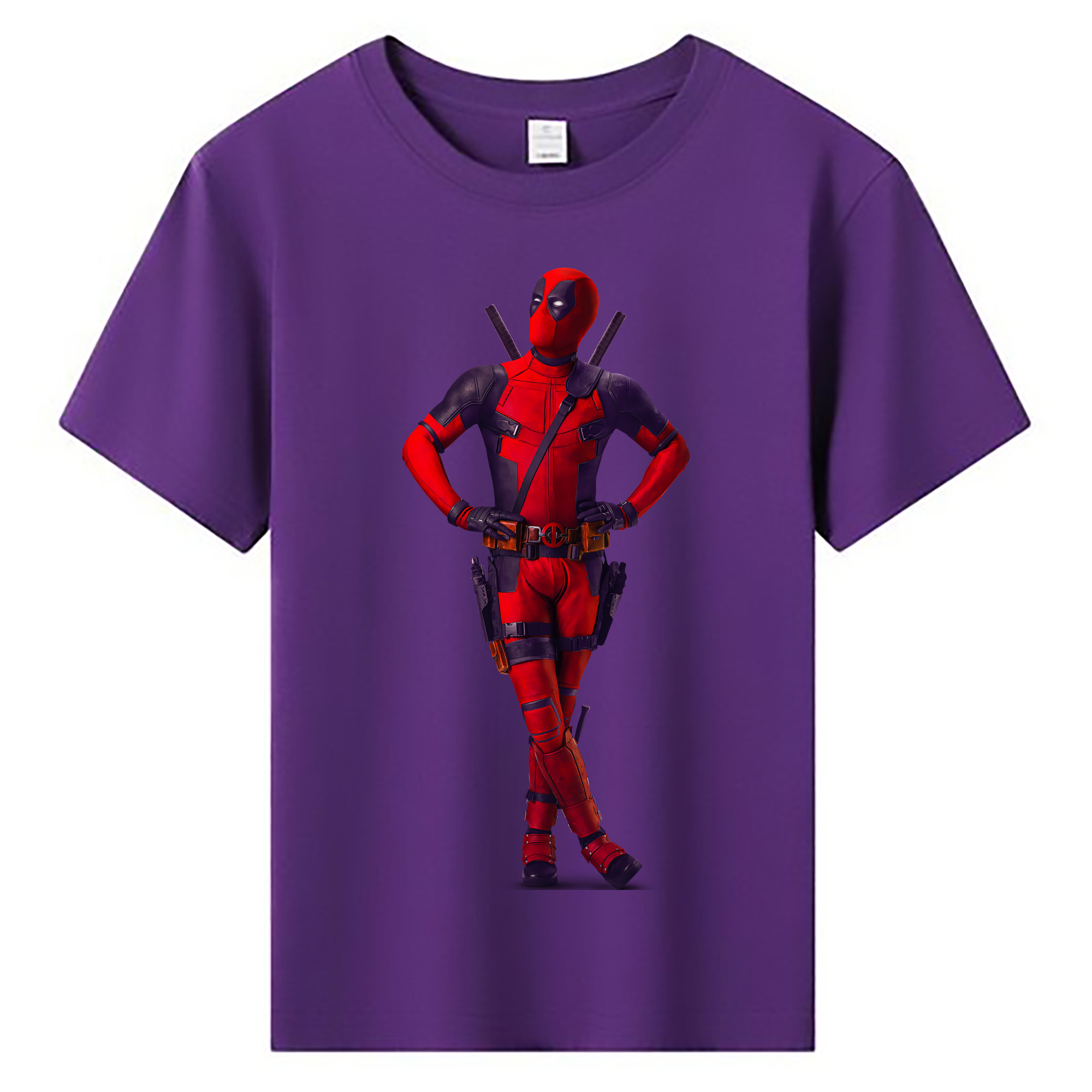 （画像用） Deadpool デッドプール 綿100％キッズTシャツ（フロントプリント）