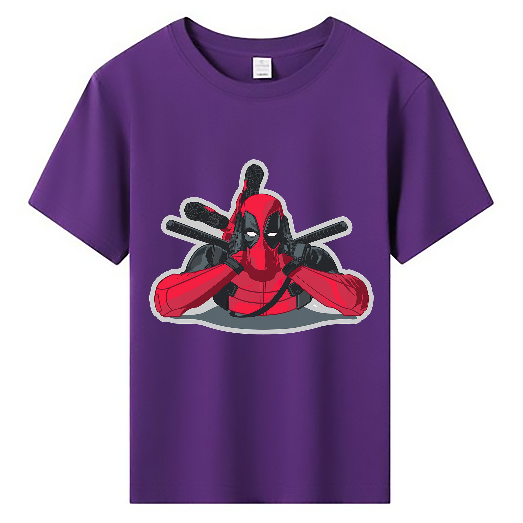 （画像用） Deadpool デッドプール 綿100％キッズTシャツ（フロントプリント）