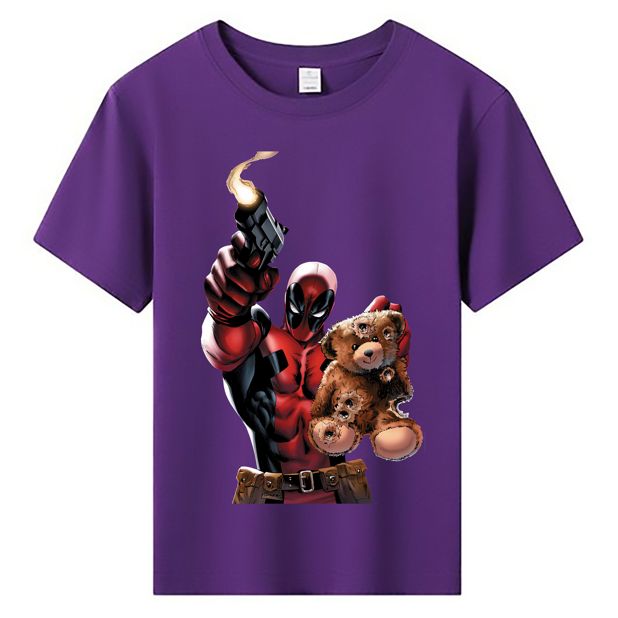 （画像用） Deadpool デッドプール 綿100％キッズTシャツ（フロントプリント）