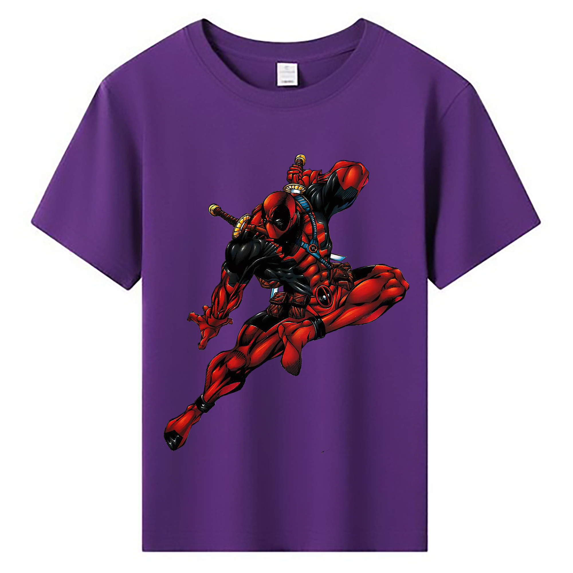 （画像用） Deadpool デッドプール 綿100％キッズTシャツ（フロントプリント）