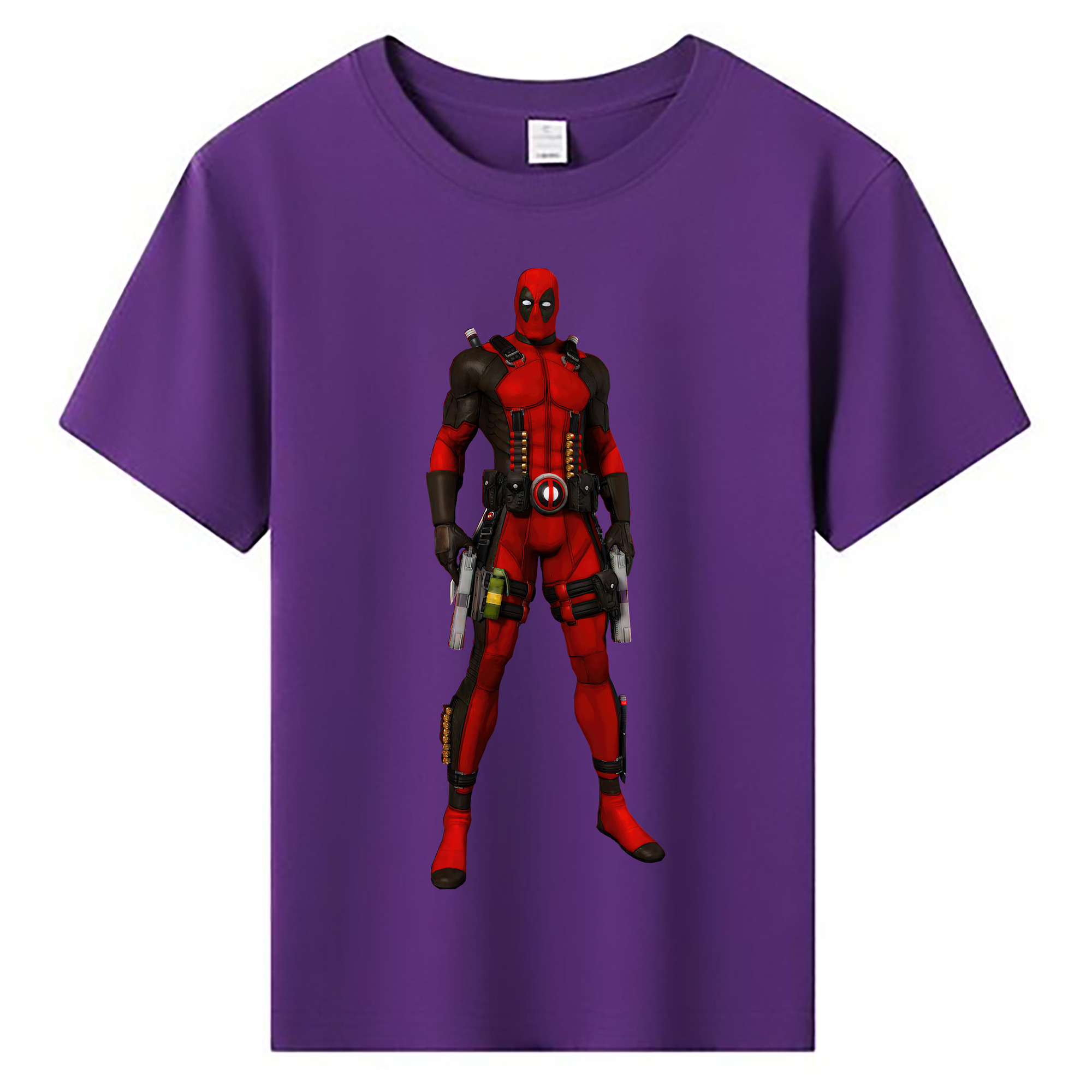 （画像用） Deadpool デッドプール 綿100％キッズTシャツ（フロントプリント）