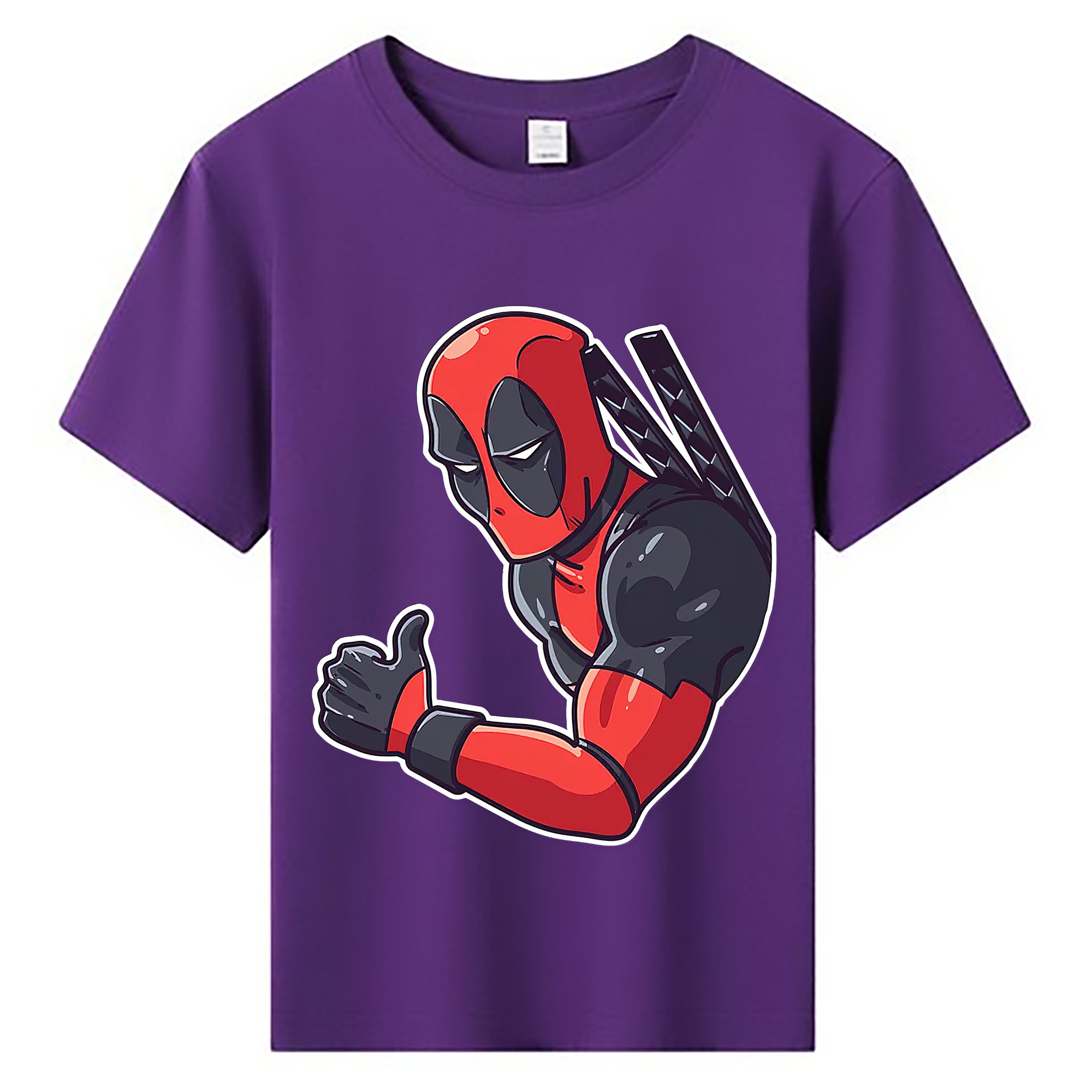 （画像用） Deadpool デッドプール 綿100％キッズTシャツ（フロントプリント）