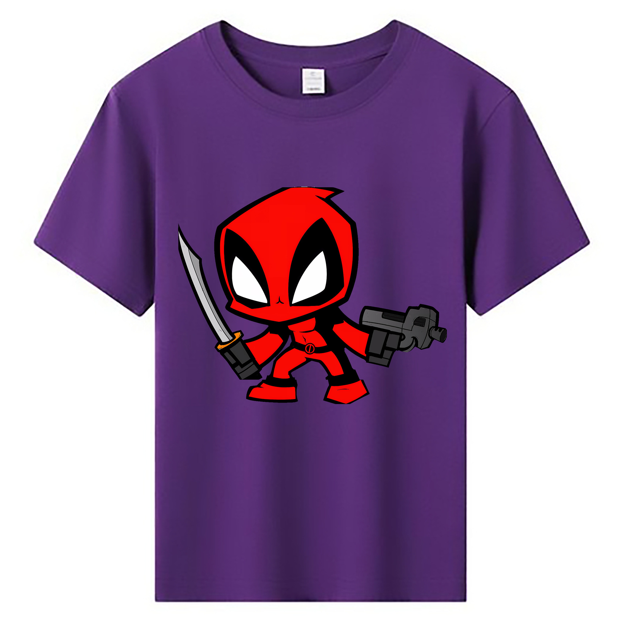（画像用） Deadpool デッドプール 綿100％キッズTシャツ（フロントプリント）
