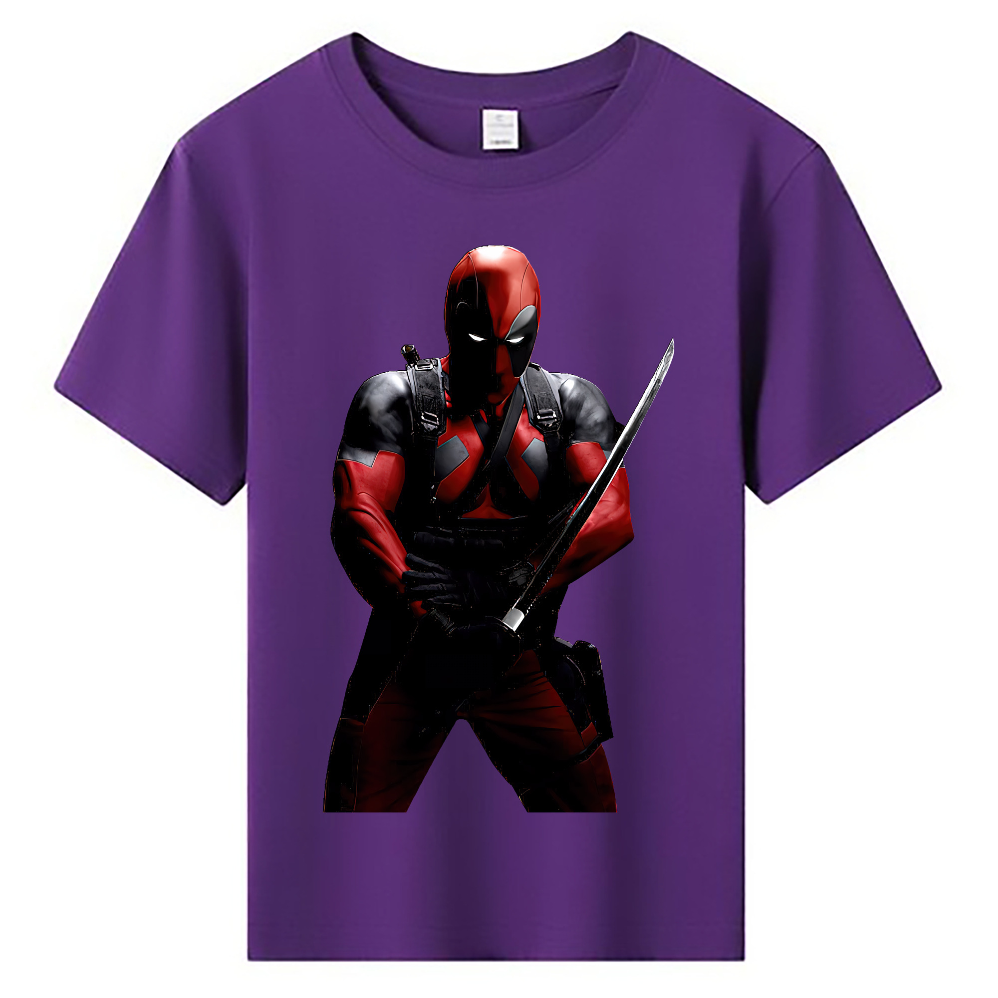 （画像用） Deadpool デッドプール 綿100％キッズTシャツ（フロントプリント）