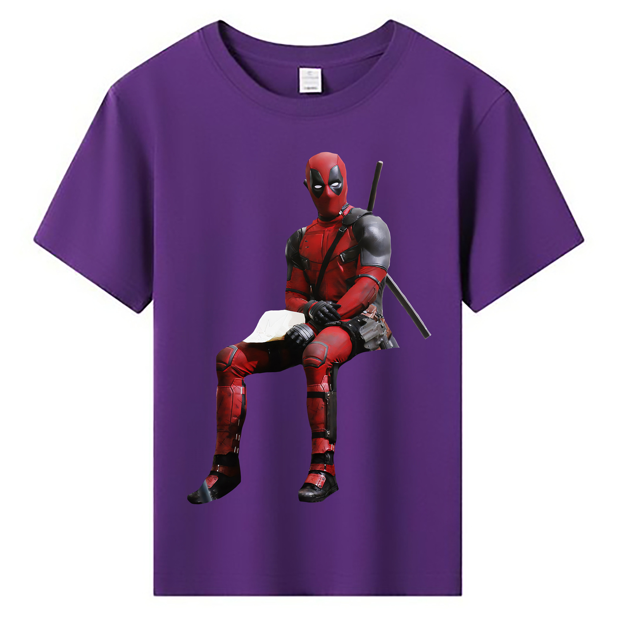 （画像用） Deadpool デッドプール 綿100％キッズTシャツ（フロントプリント）