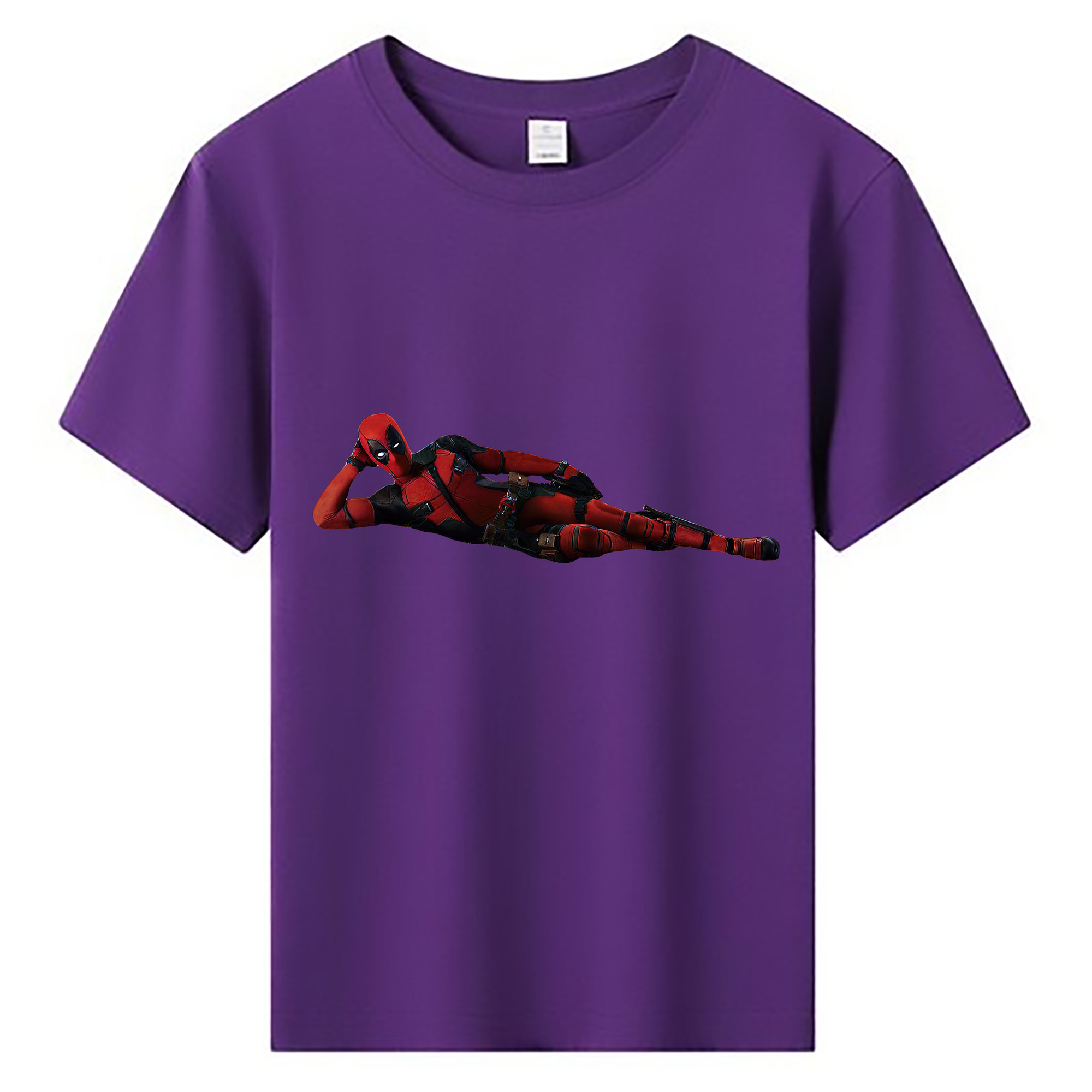 （画像用） Deadpool デッドプール 綿100％キッズTシャツ（フロントプリント）
