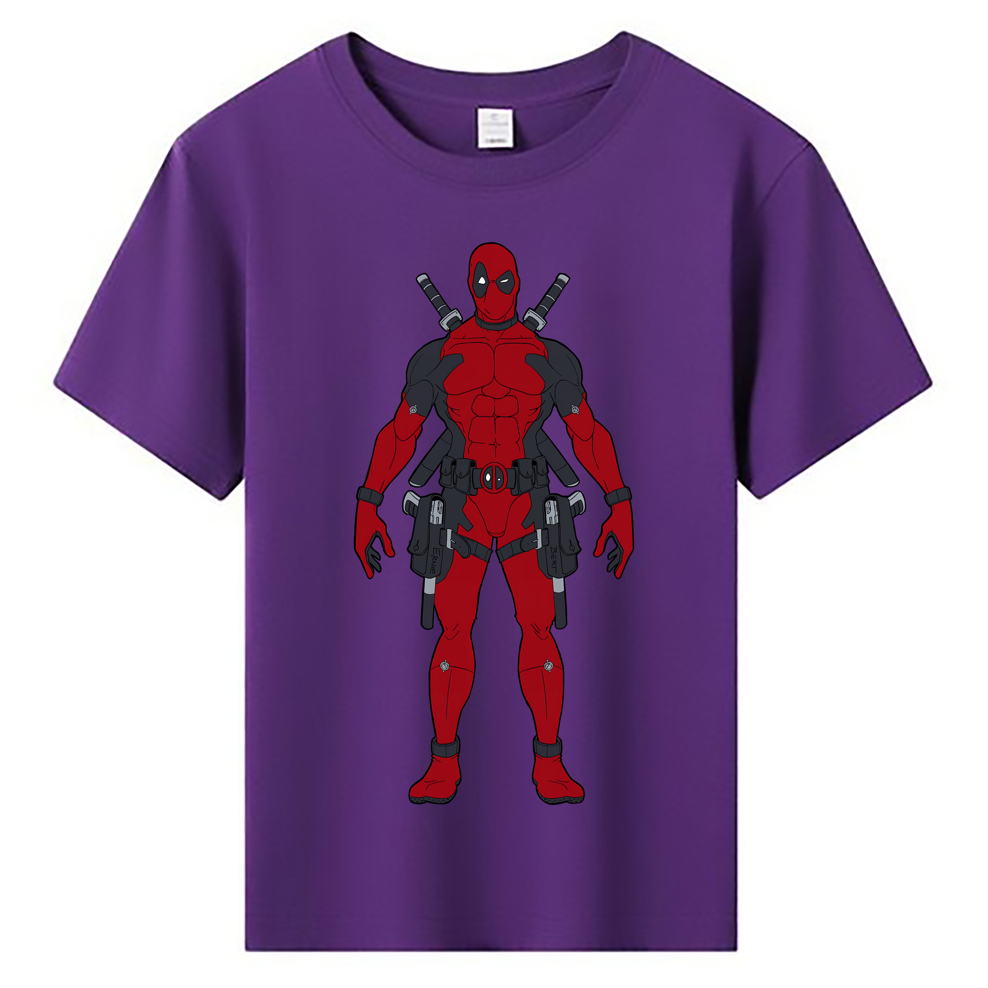 （画像用） Deadpool デッドプール 綿100％キッズTシャツ（フロントプリント）