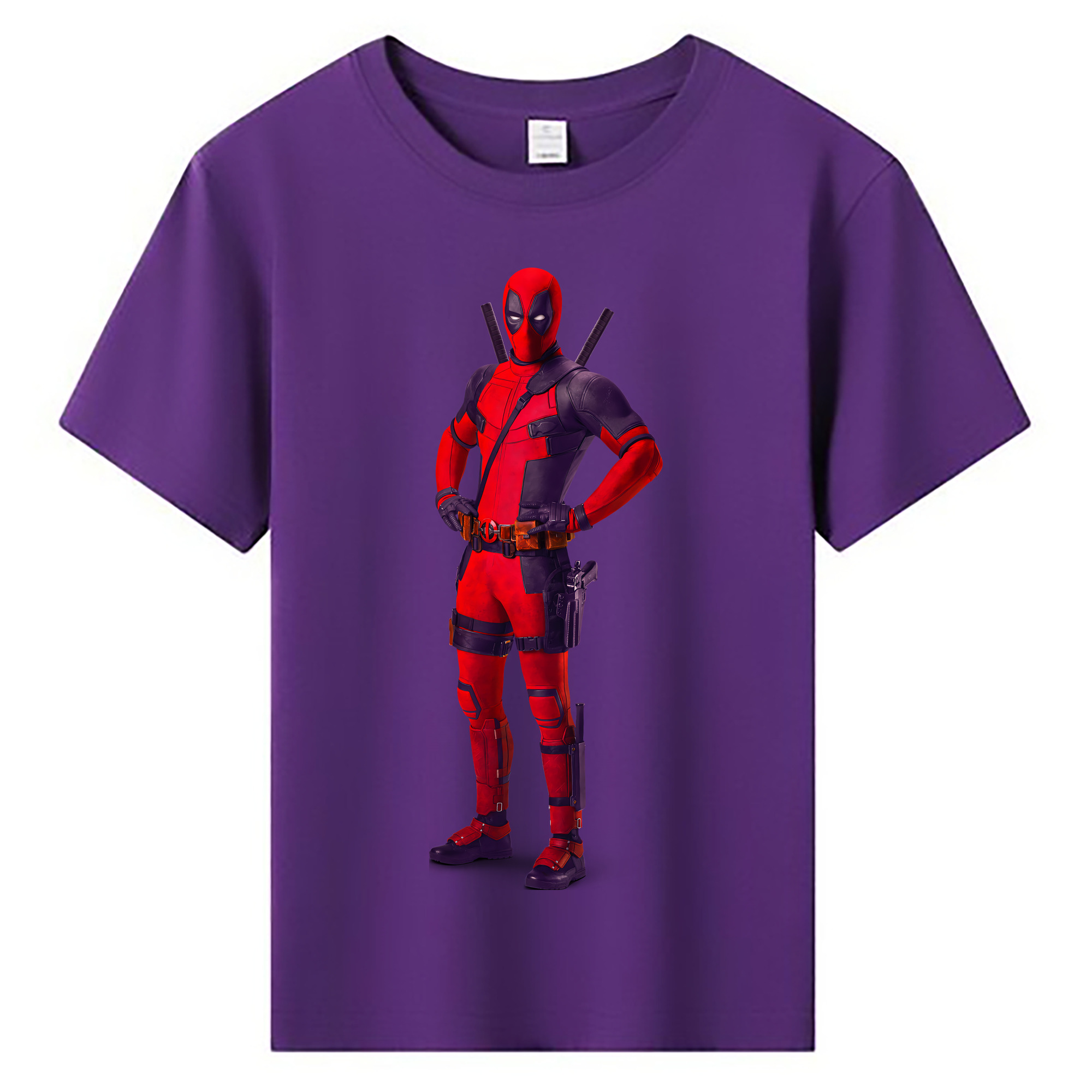 （画像用） Deadpool デッドプール 綿100％キッズTシャツ（フロントプリント）