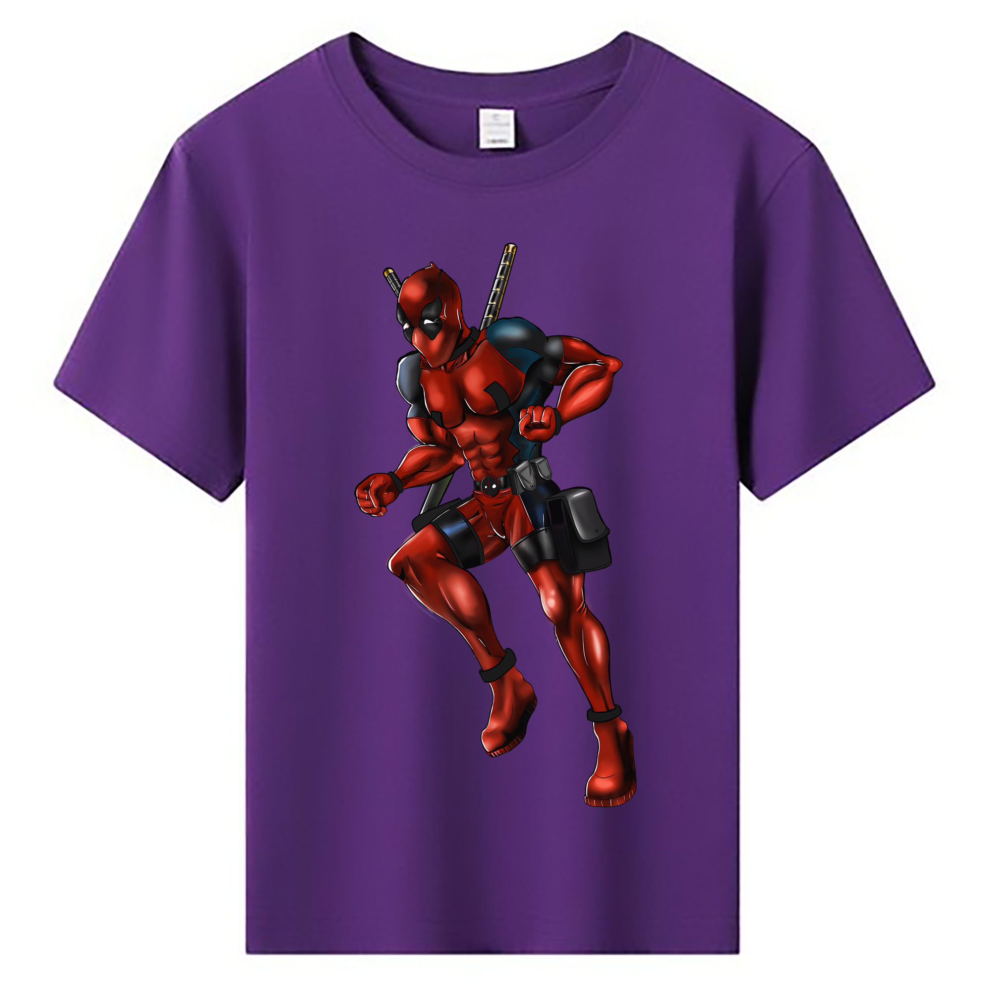 （画像用） Deadpool デッドプール 綿100％キッズTシャツ（フロントプリント）