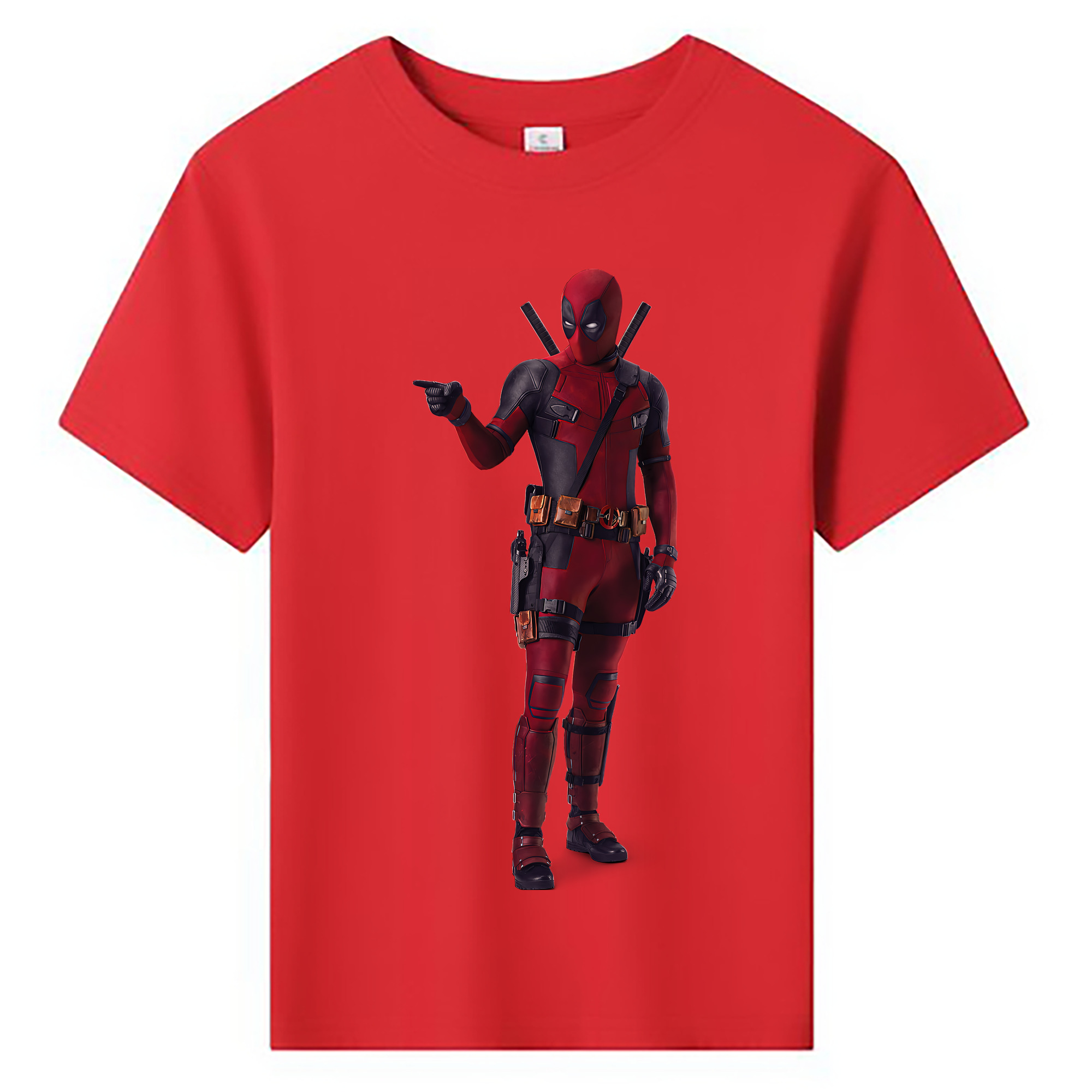 （画像用） Deadpool デッドプール 綿100％キッズTシャツ（フロントプリント）