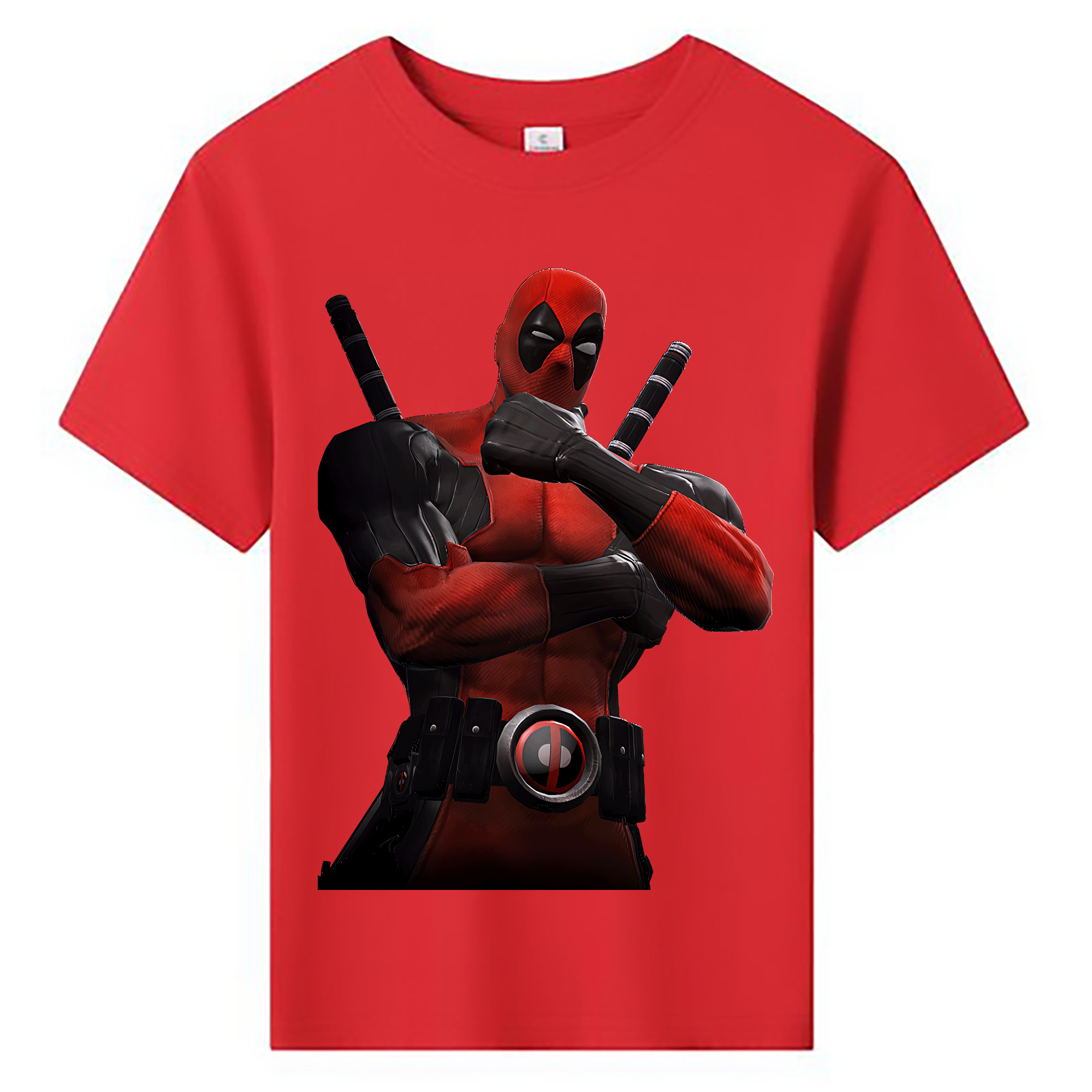 （画像用） Deadpool デッドプール 綿100％キッズTシャツ（フロントプリント）
