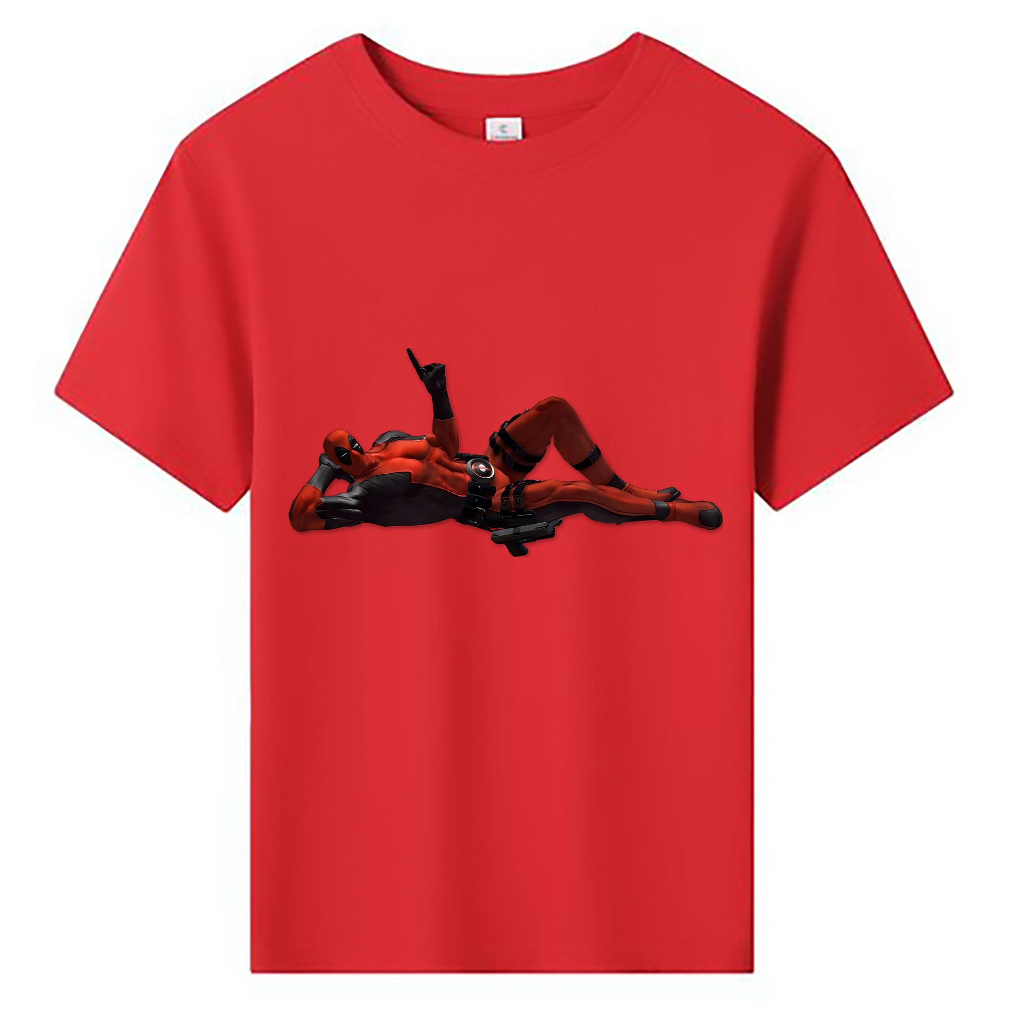 （画像用） Deadpool デッドプール 綿100％キッズTシャツ（フロントプリント）