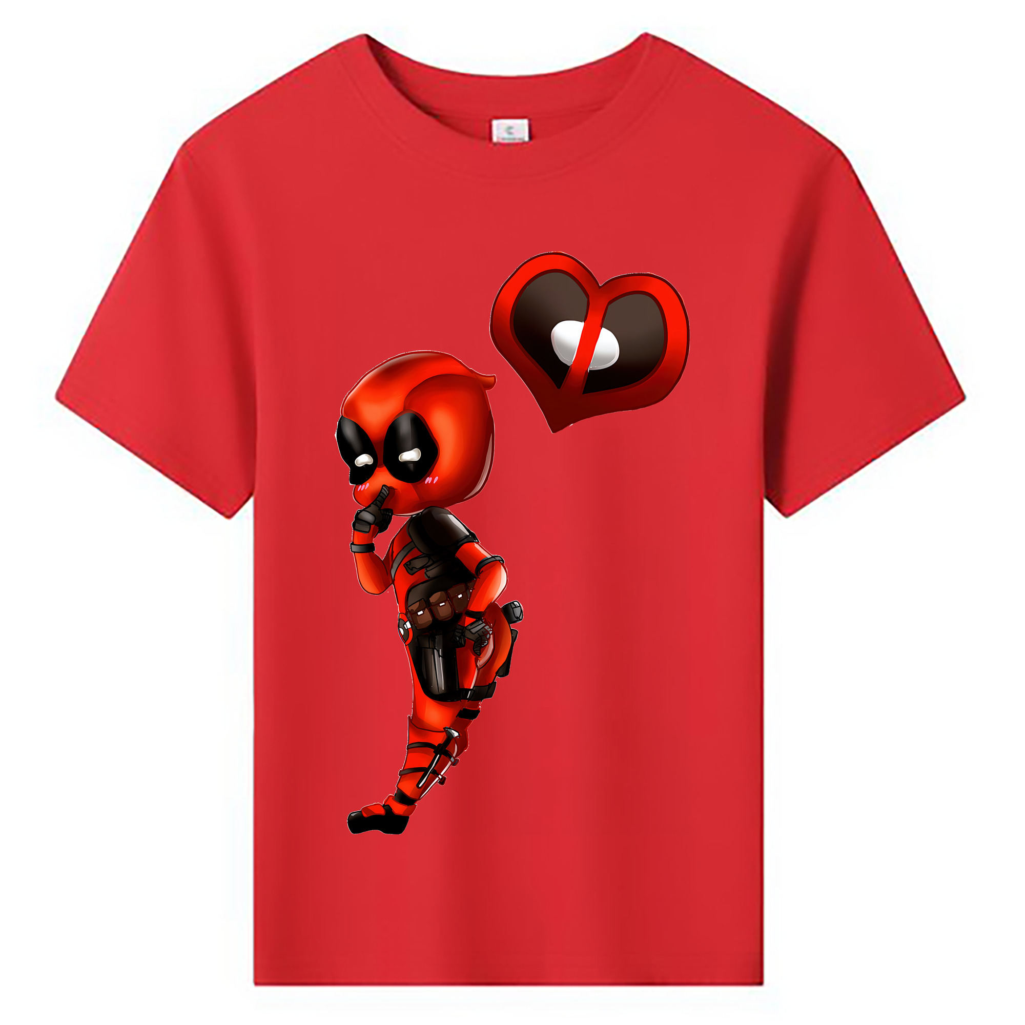 （画像用） Deadpool デッドプール 綿100％キッズTシャツ（フロントプリント）