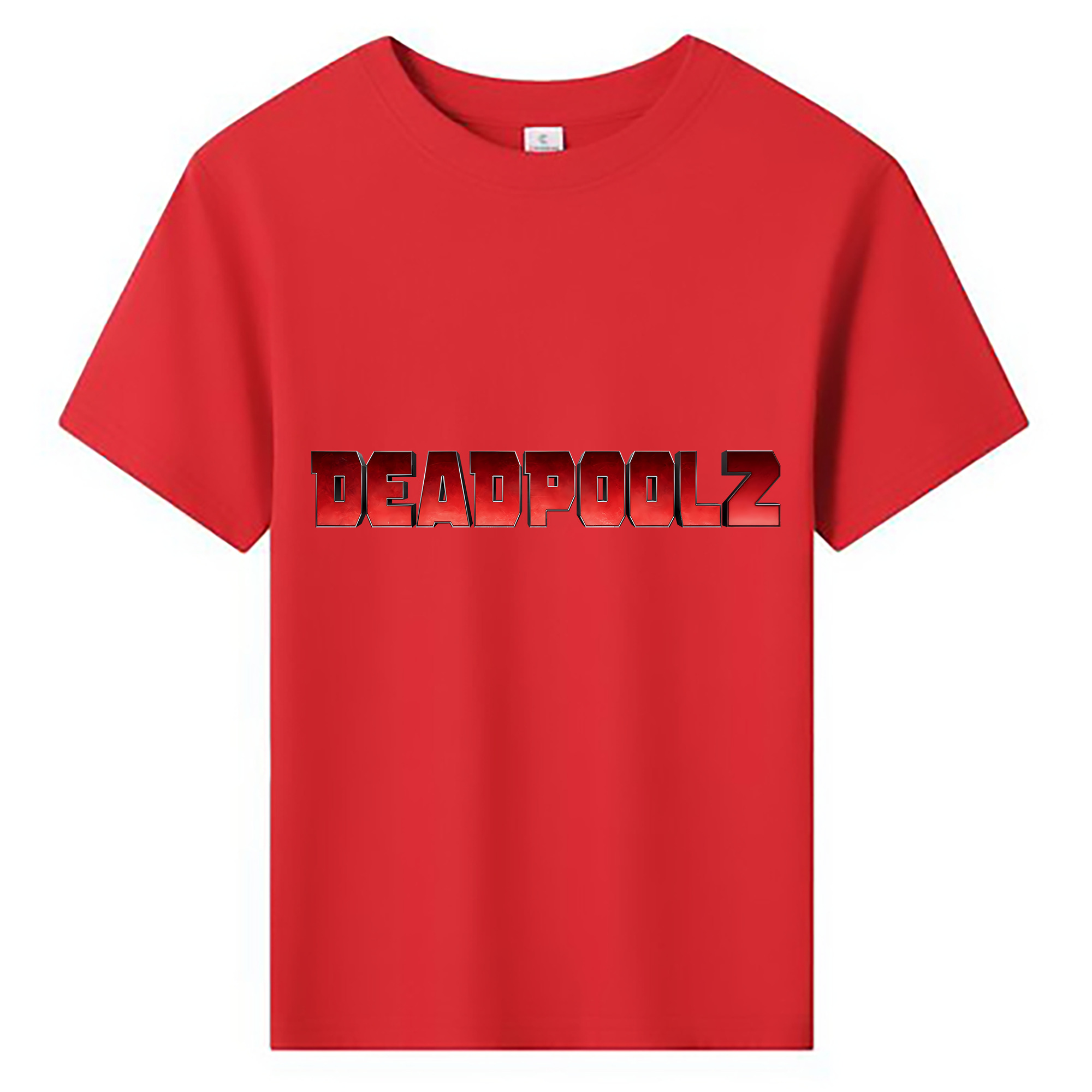 （画像用） Deadpool デッドプール 綿100％キッズTシャツ（フロントプリント）