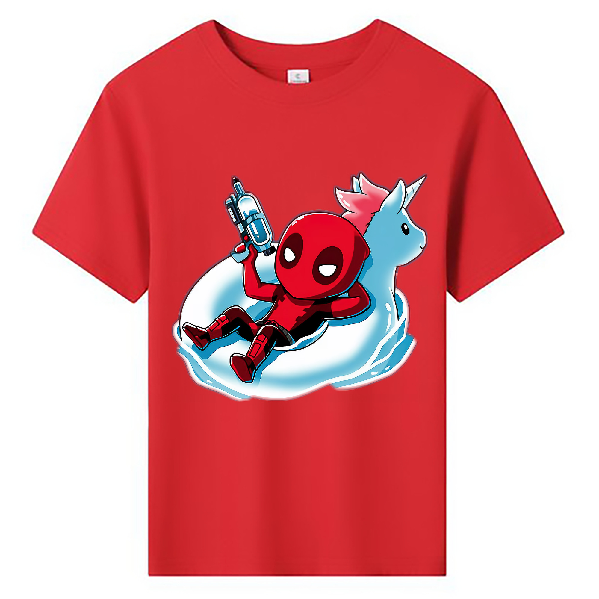 （画像用） Deadpool デッドプール 綿100％キッズTシャツ（フロントプリント）