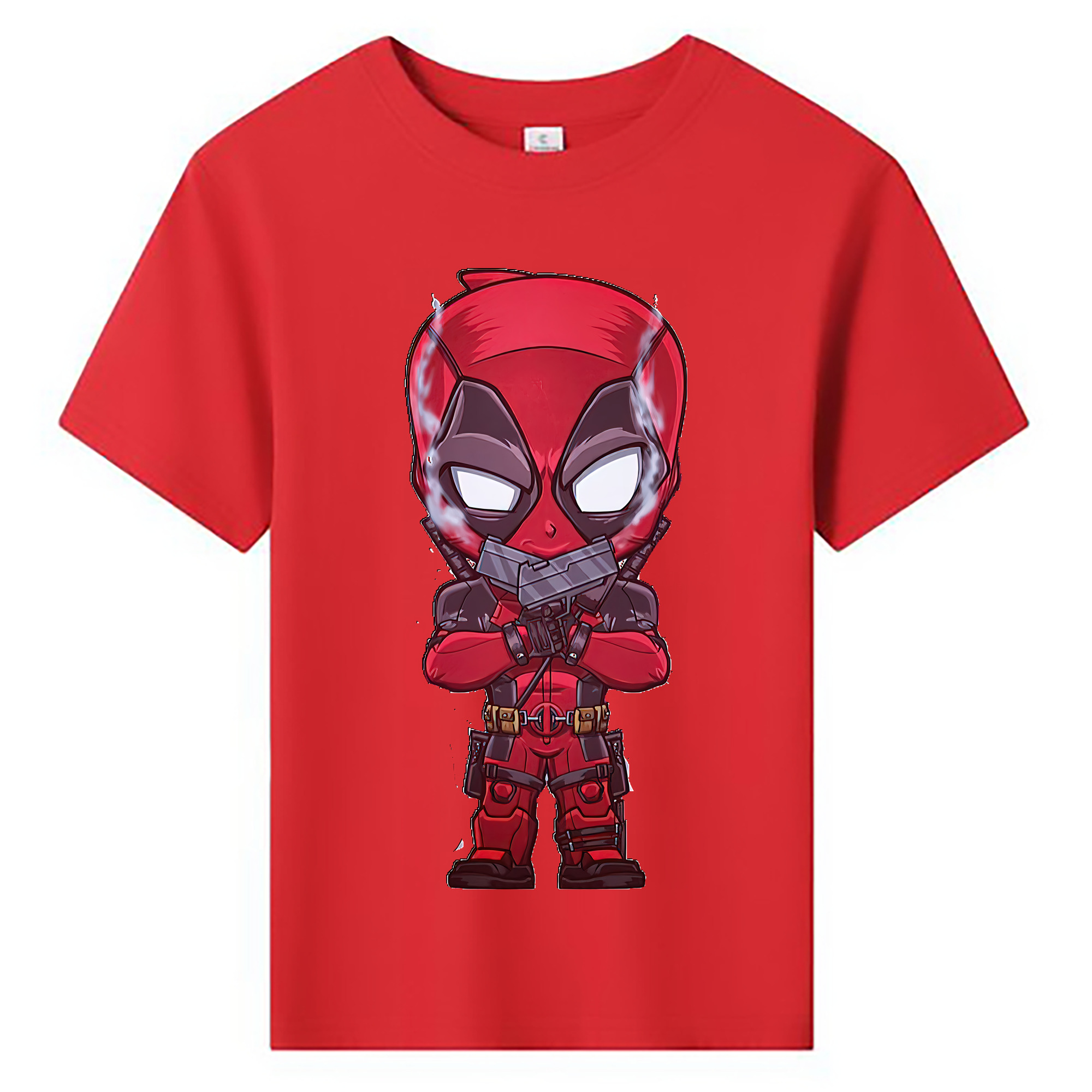 （画像用） Deadpool デッドプール 綿100％キッズTシャツ（フロントプリント）