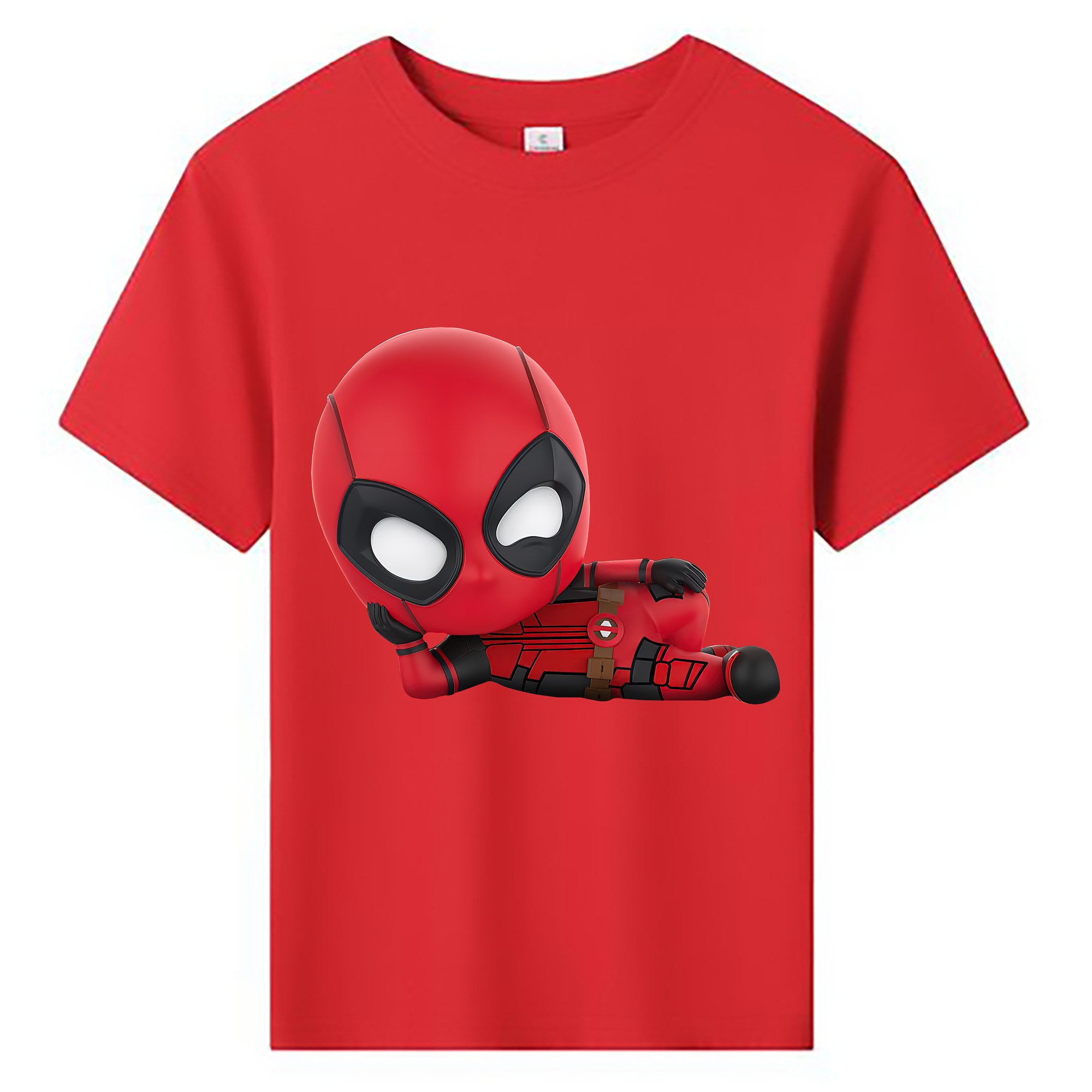 （画像用） Deadpool デッドプール 綿100％キッズTシャツ（フロントプリント）