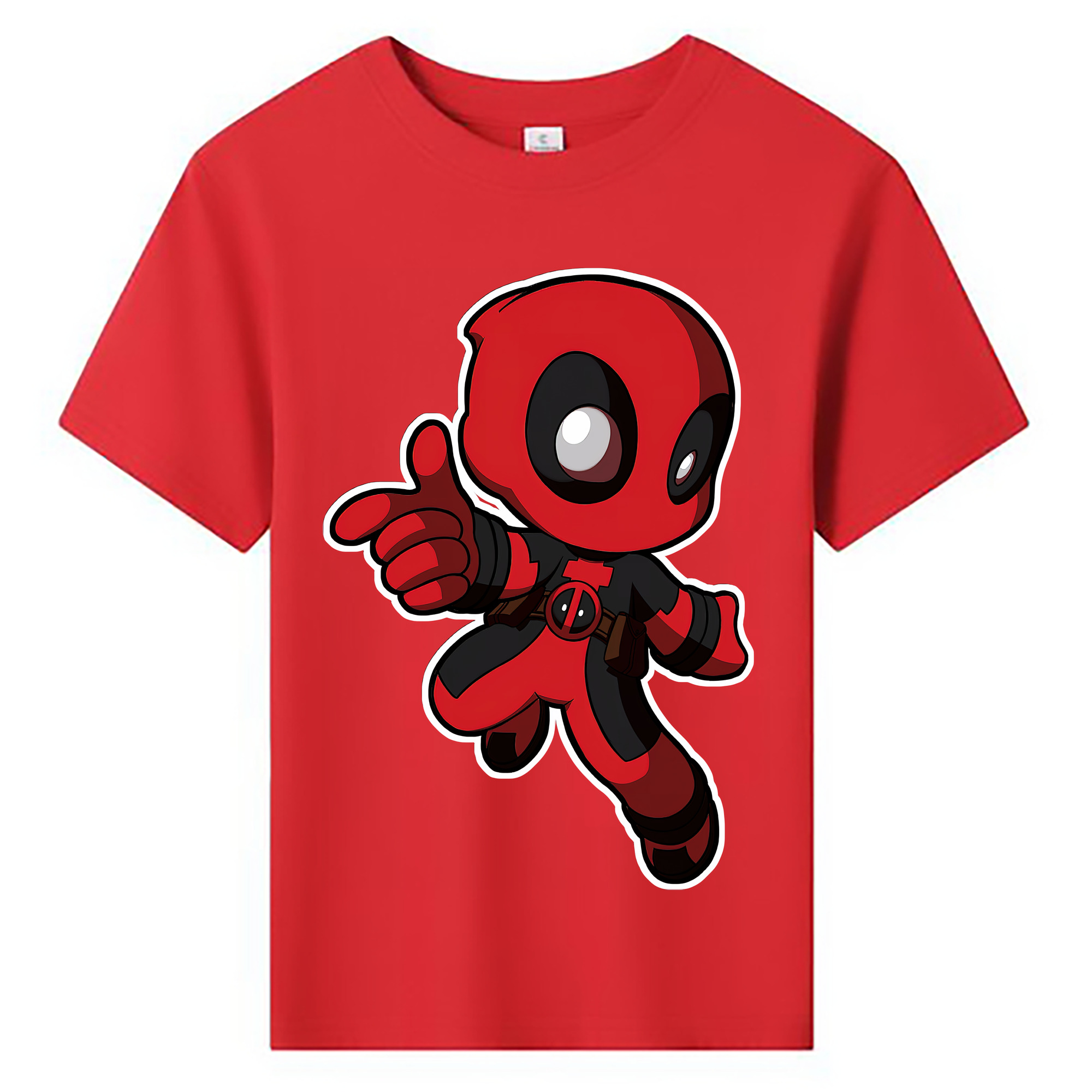 （画像用） Deadpool デッドプール 綿100％キッズTシャツ（フロントプリント）