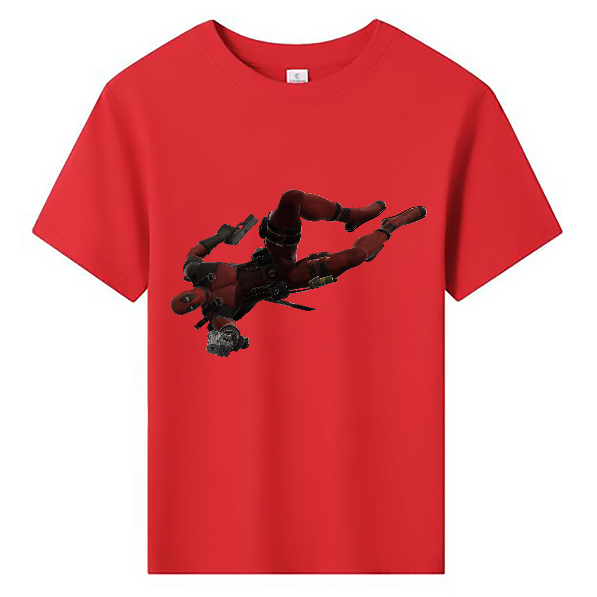（画像用） Deadpool デッドプール 綿100％キッズTシャツ（フロントプリント）
