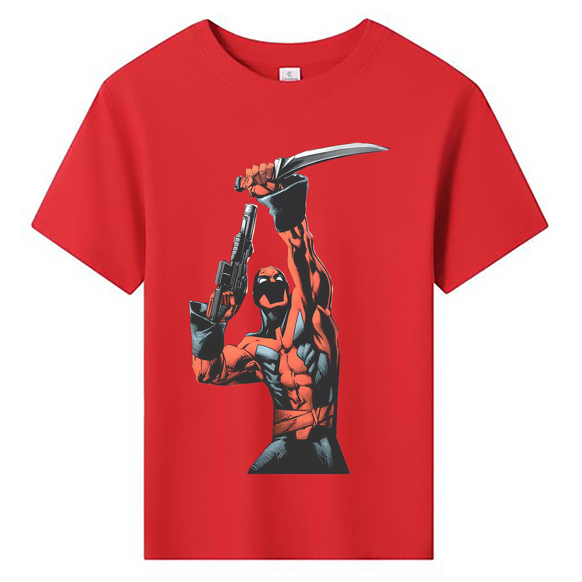 （画像用） Deadpool デッドプール 綿100％キッズTシャツ（フロントプリント）