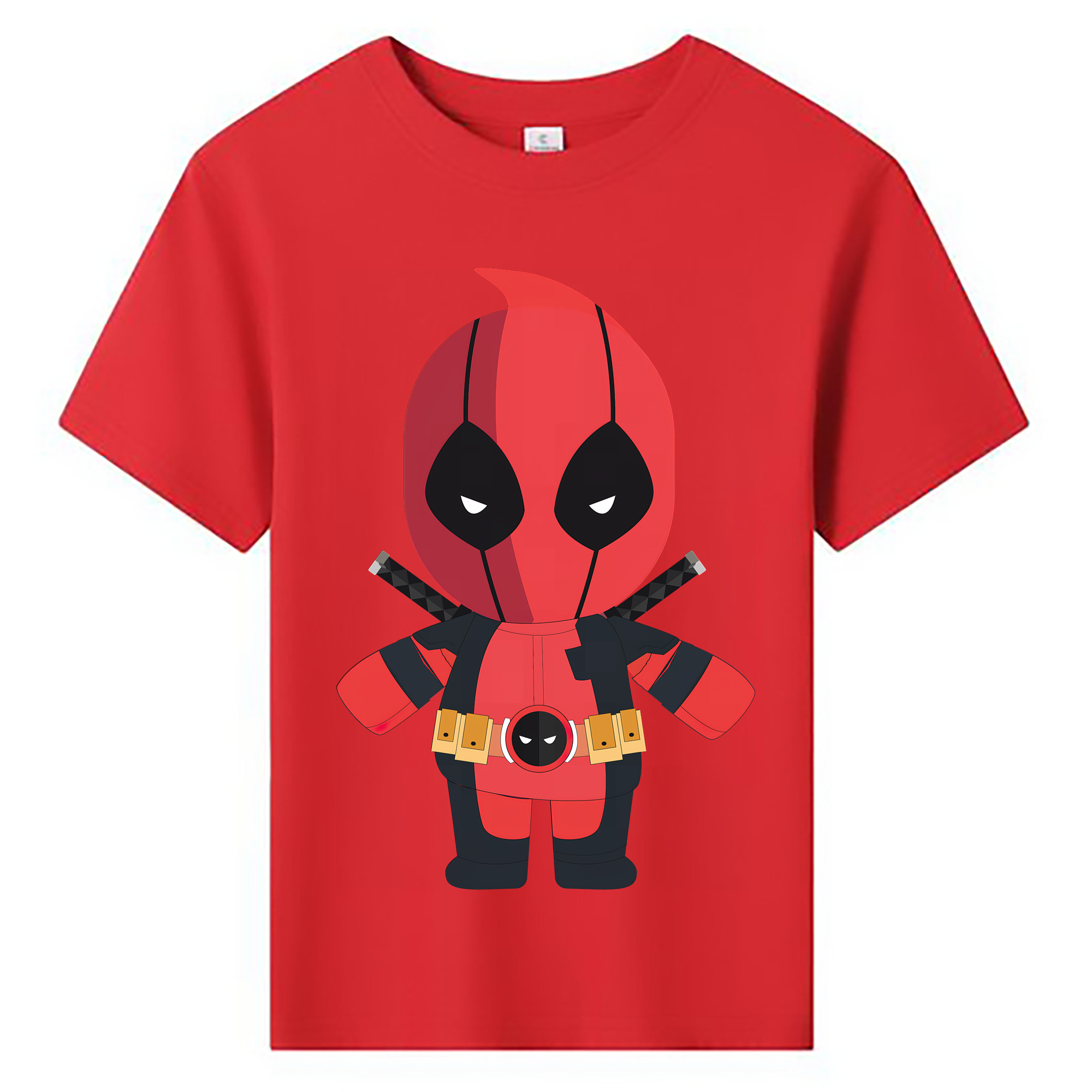 （画像用） Deadpool デッドプール 綿100％キッズTシャツ（フロントプリント）