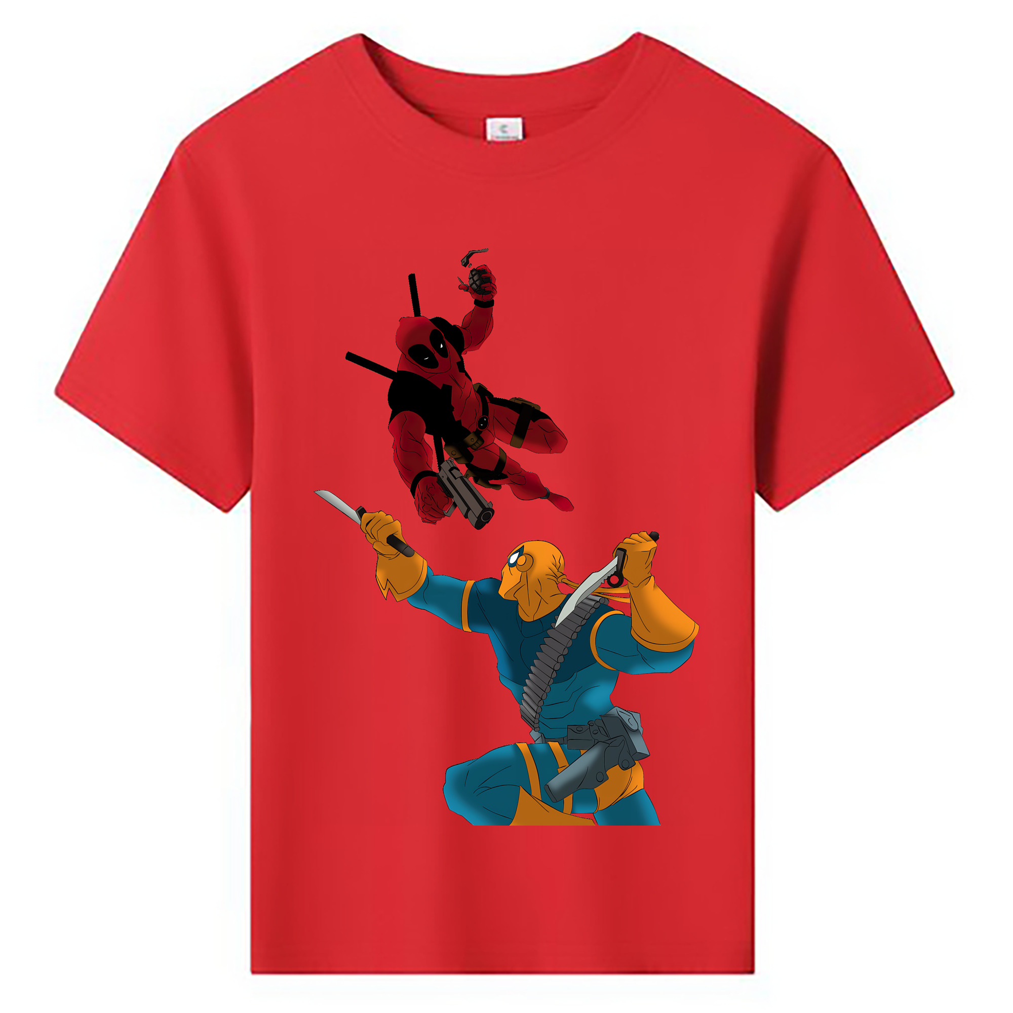 （画像用） Deadpool デッドプール 綿100％キッズTシャツ（フロントプリント）