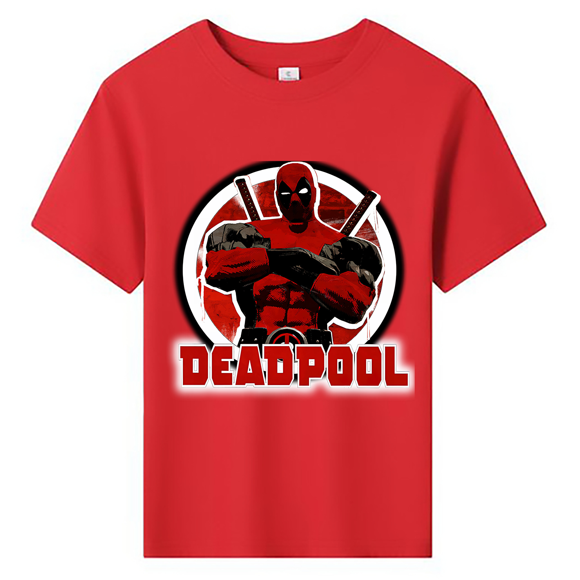 （画像用） Deadpool デッドプール 綿100％キッズTシャツ（フロントプリント）