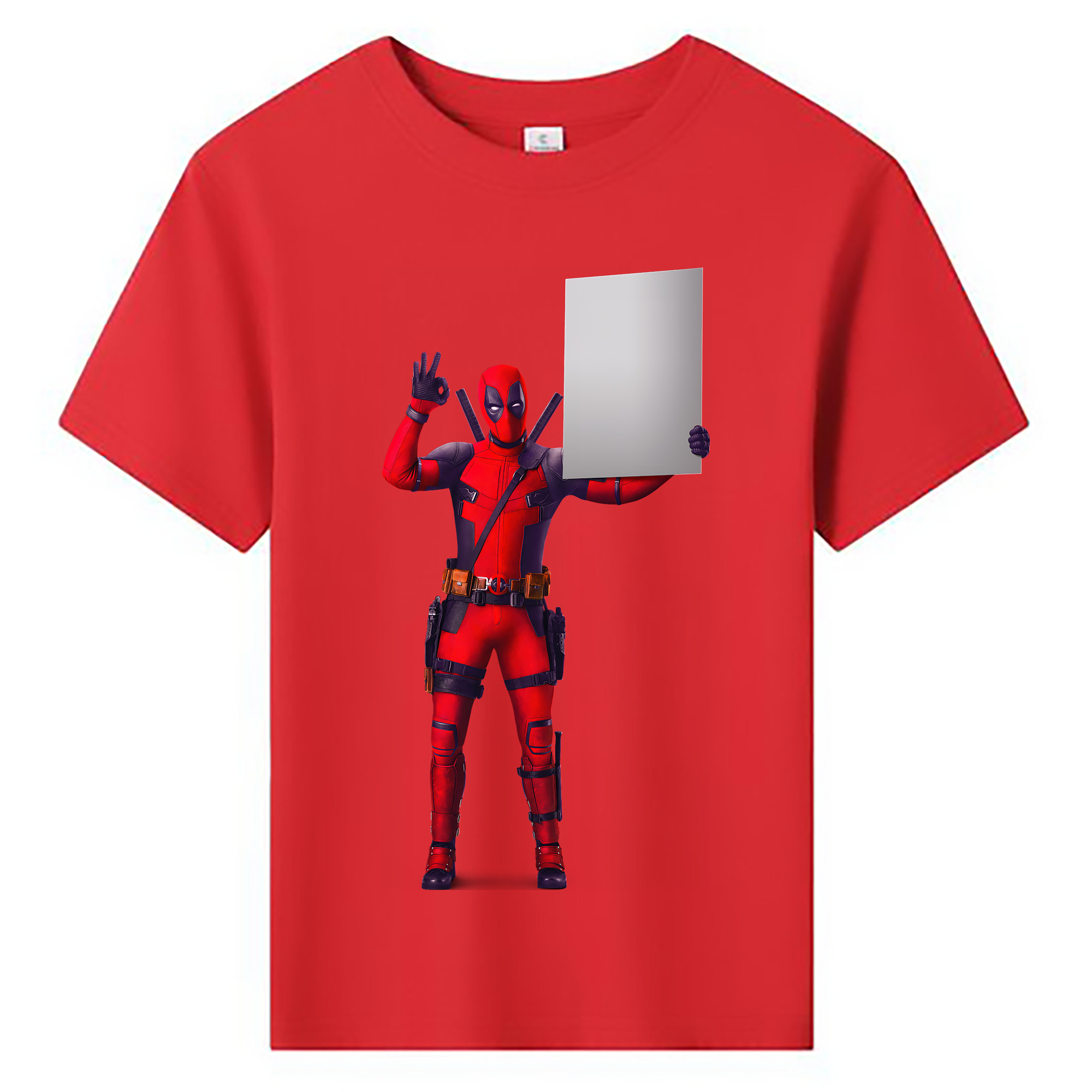 （画像用） Deadpool デッドプール 綿100％キッズTシャツ（フロントプリント）