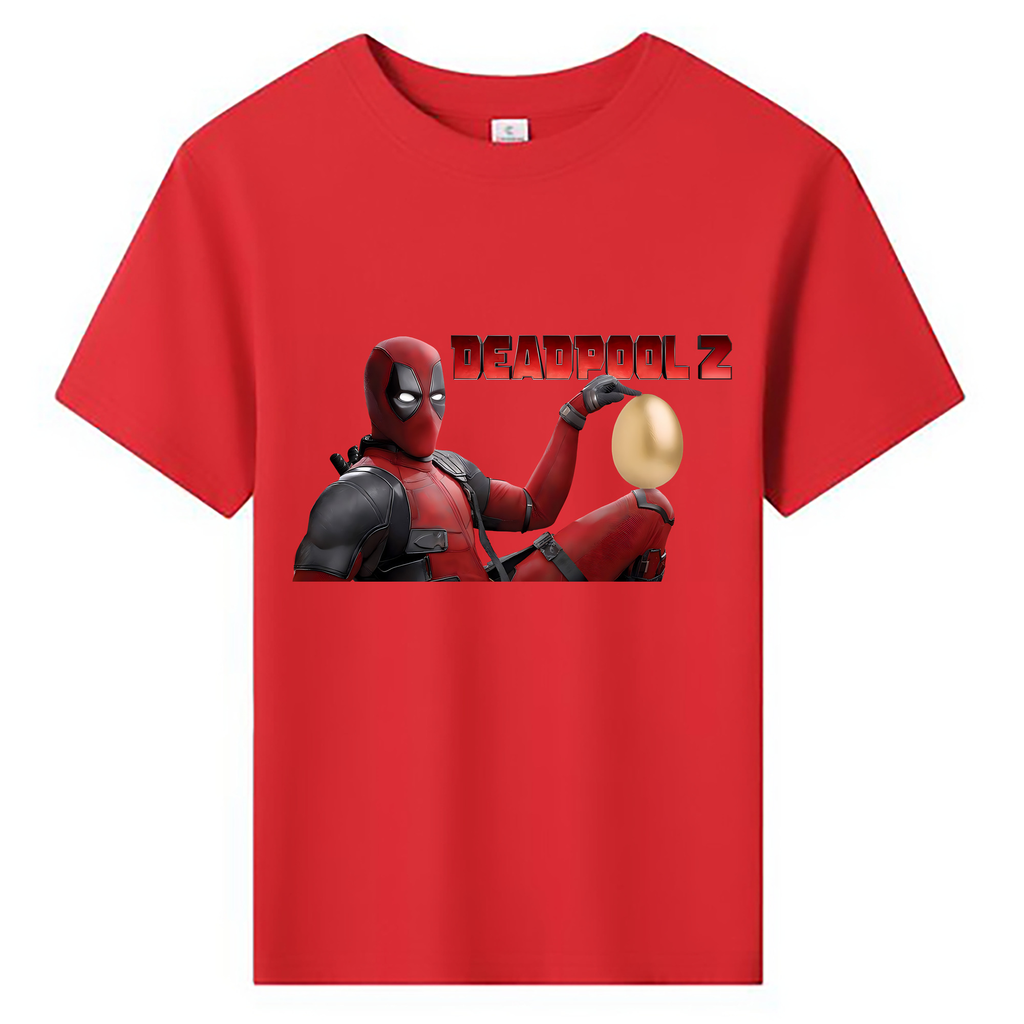 （画像用） Deadpool デッドプール 綿100％キッズTシャツ（フロントプリント）